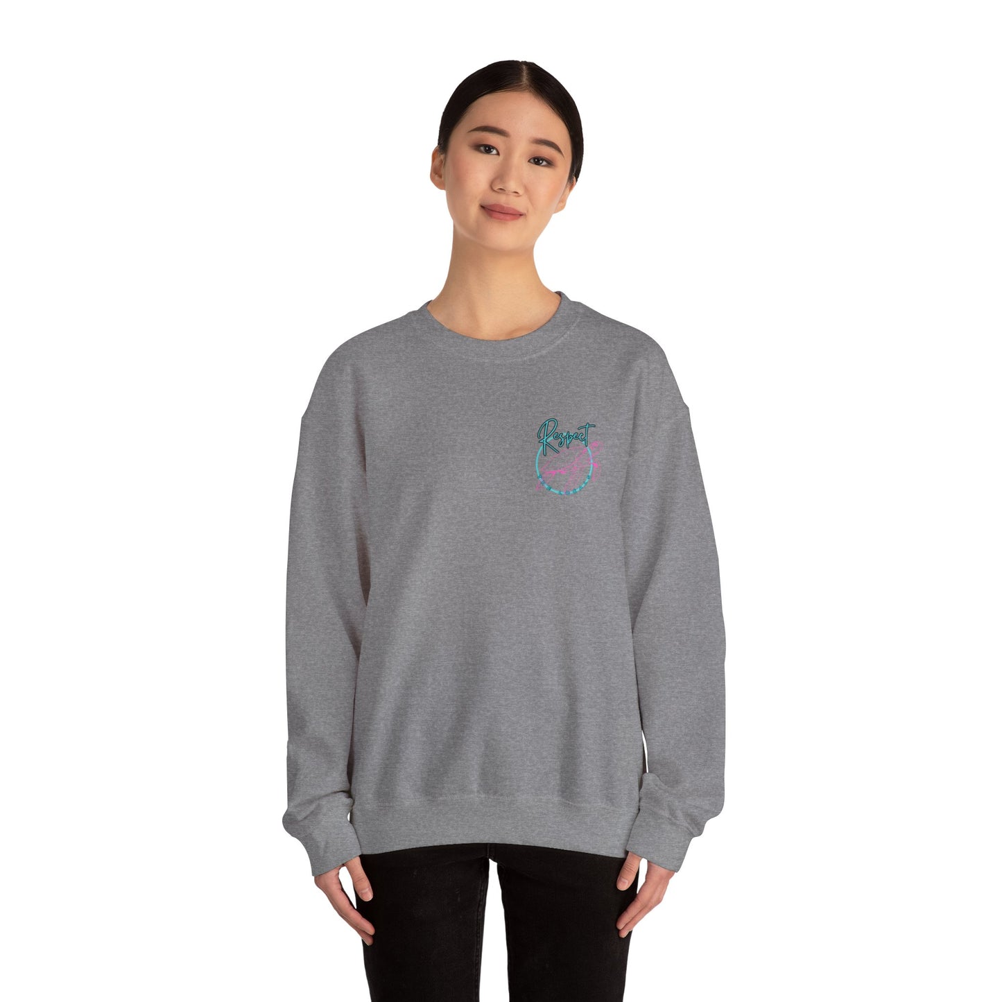 Respect the locals Unisex Heavy Blend Sweatshirt - Turtle Graphic - Ormond Beach Boutique