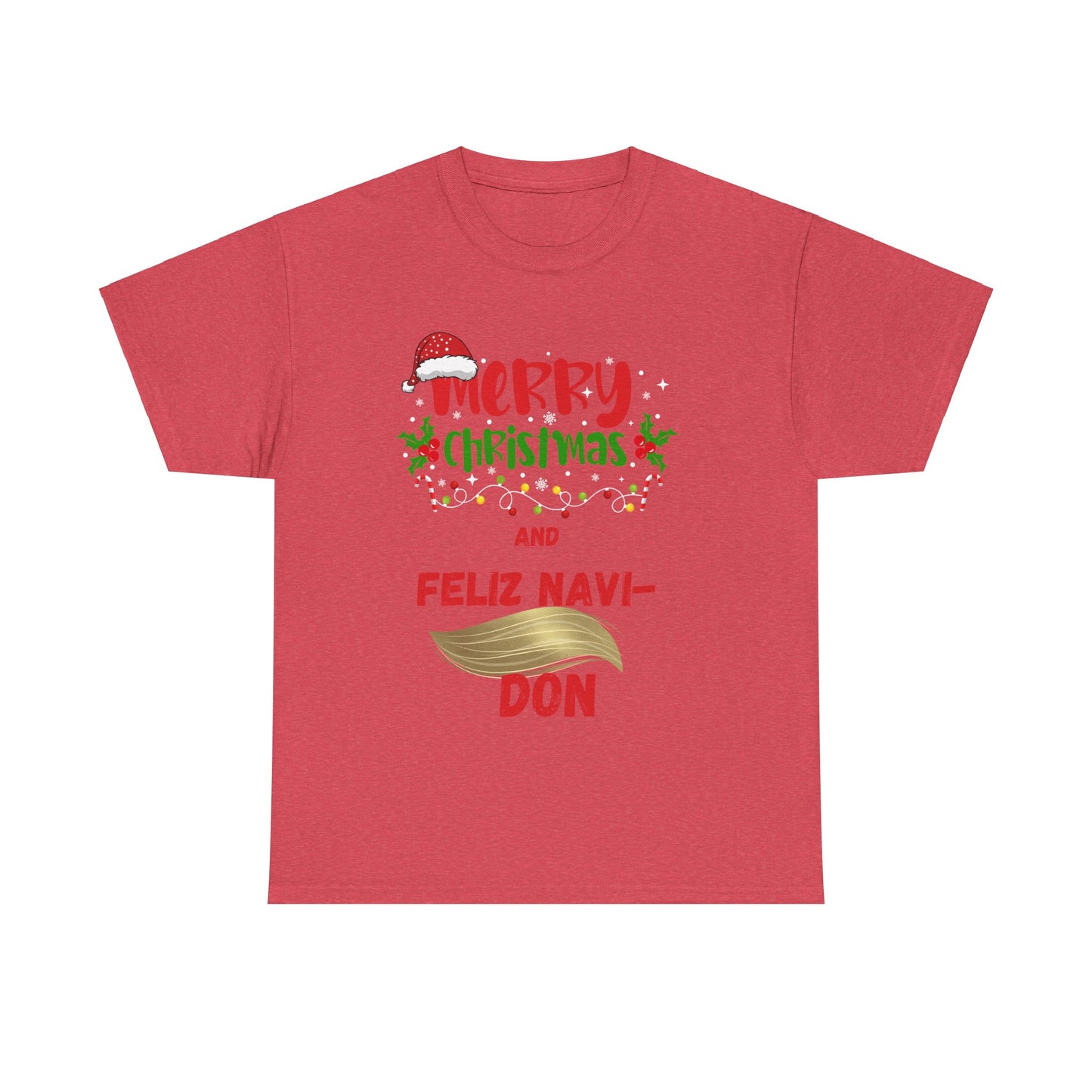 Merry Christmas - Feliz Navi Don Unisex Heavy Cotton Tee - Ormond Beach Boutique