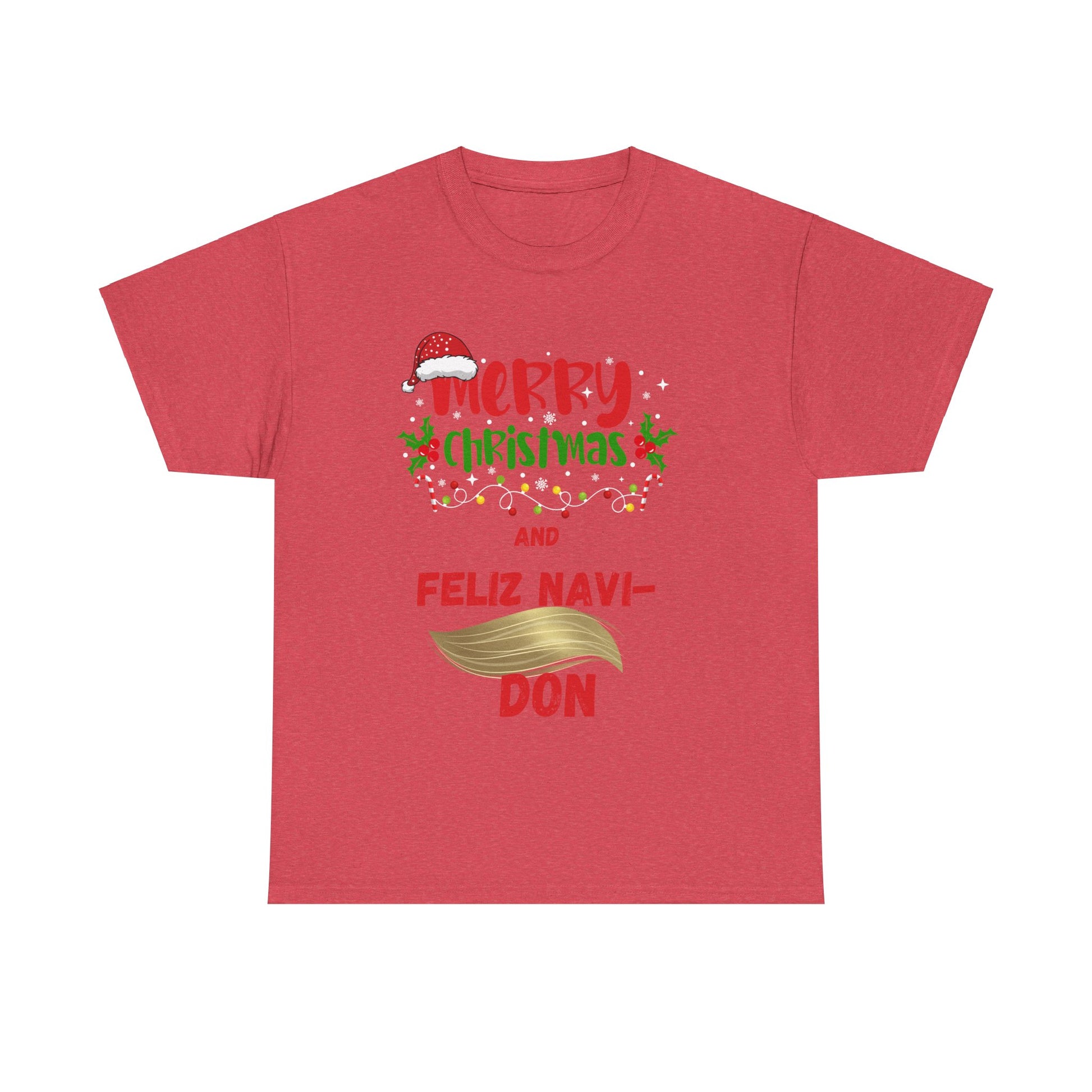 Merry Christmas - Feliz Navi Don Unisex Heavy Cotton Tee - Ormond Beach Boutique