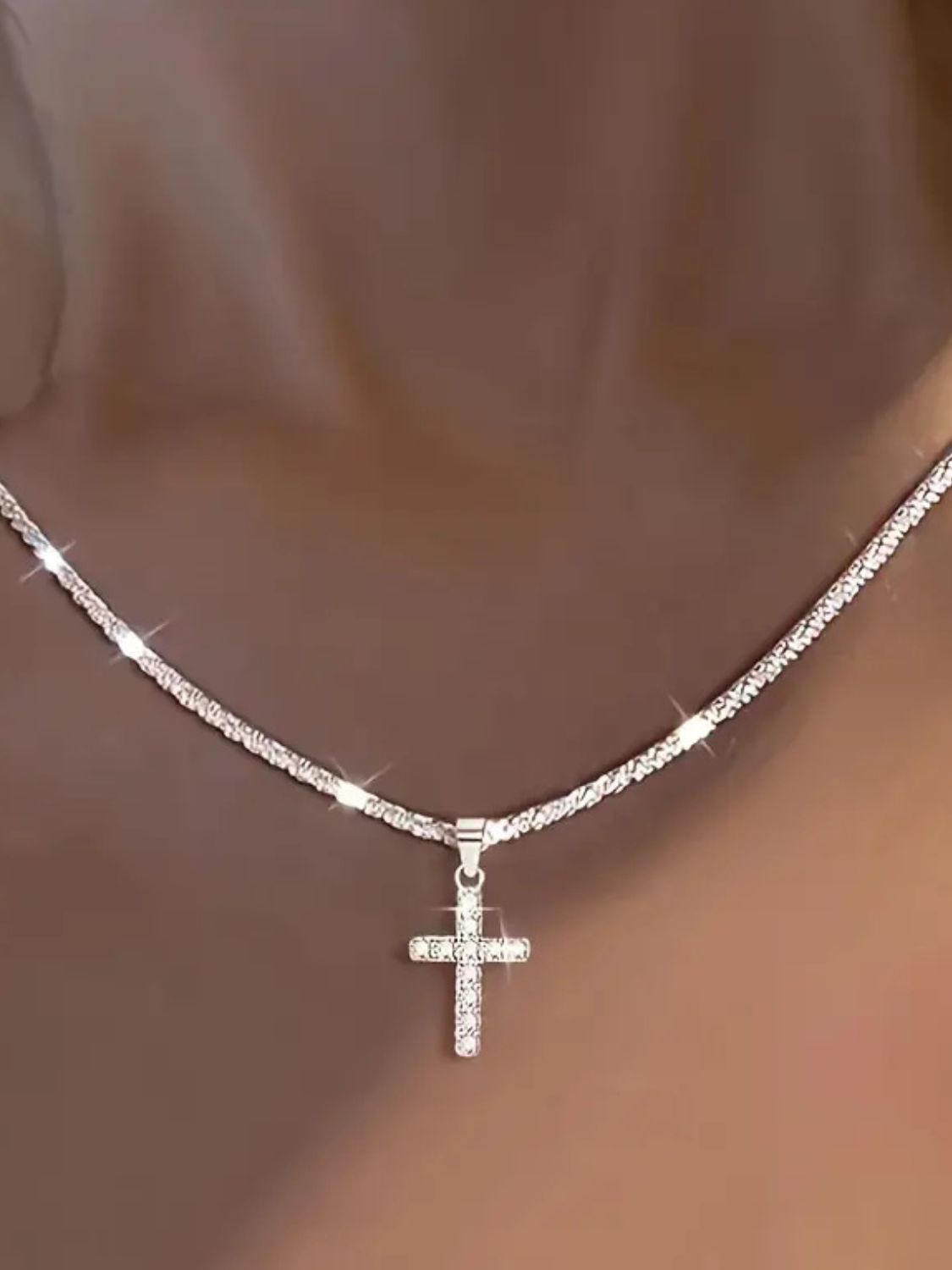 925 Sterling Silver Cross Necklace - Ormond Beach Boutique