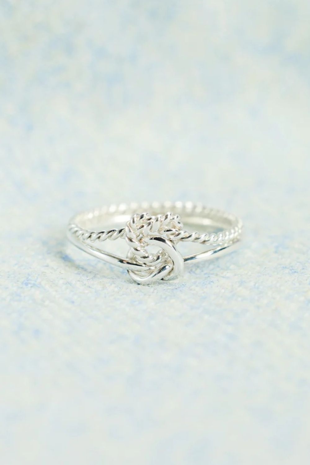 925 Sterling Silver Knotted Ring - Ormond Beach Boutique