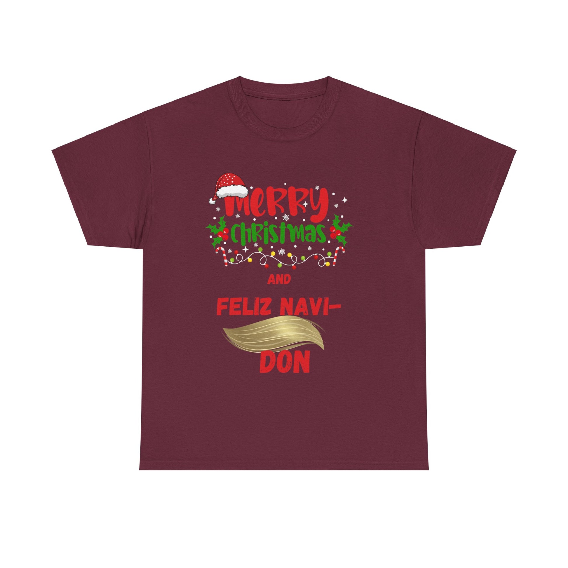 Merry Christmas - Feliz Navi Don Unisex Heavy Cotton Tee - Ormond Beach Boutique