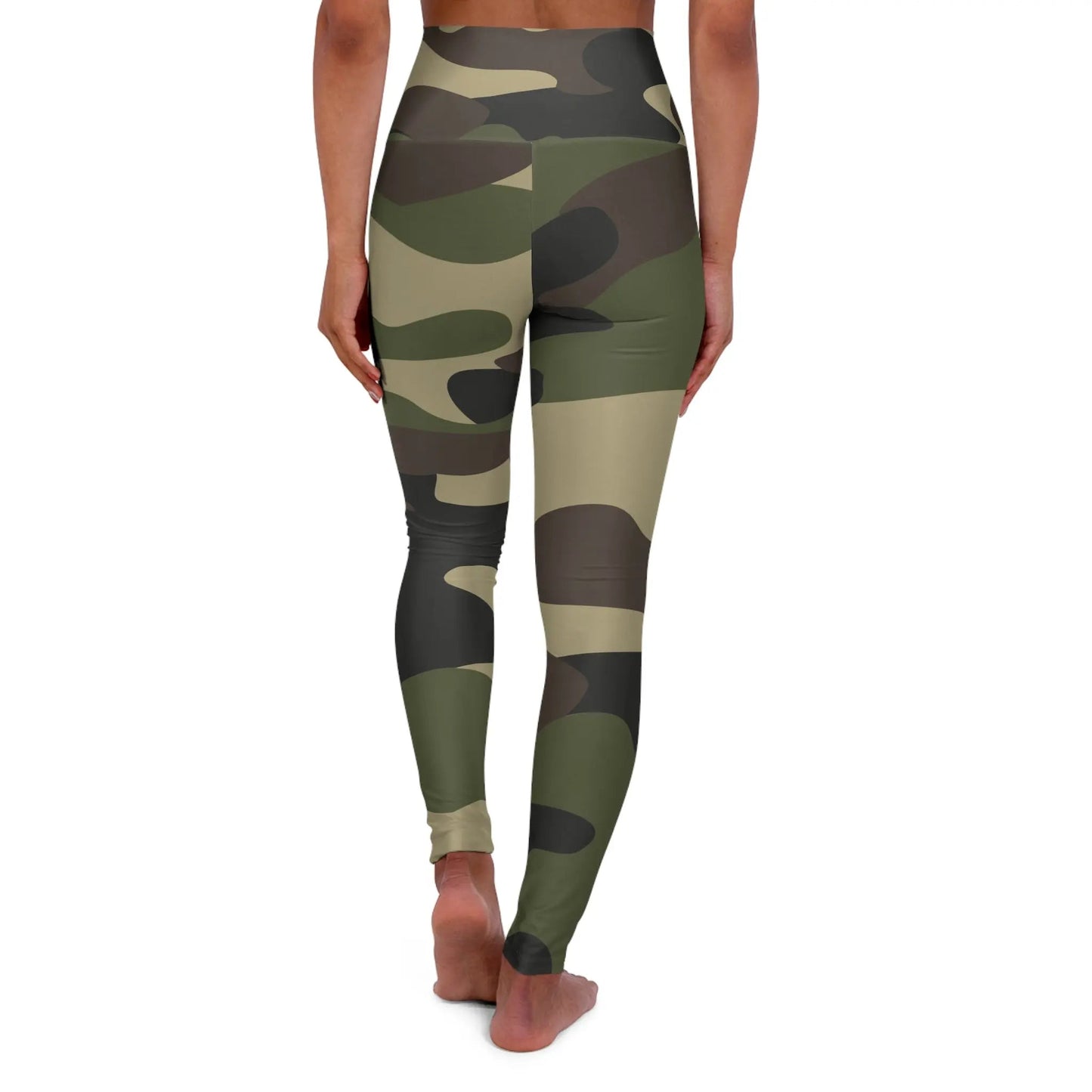 Camo High Waisted Yoga Leggings - Stylish & Comfortable Activewear for Fitness Enthusiasts - Ormond Beach Boutique