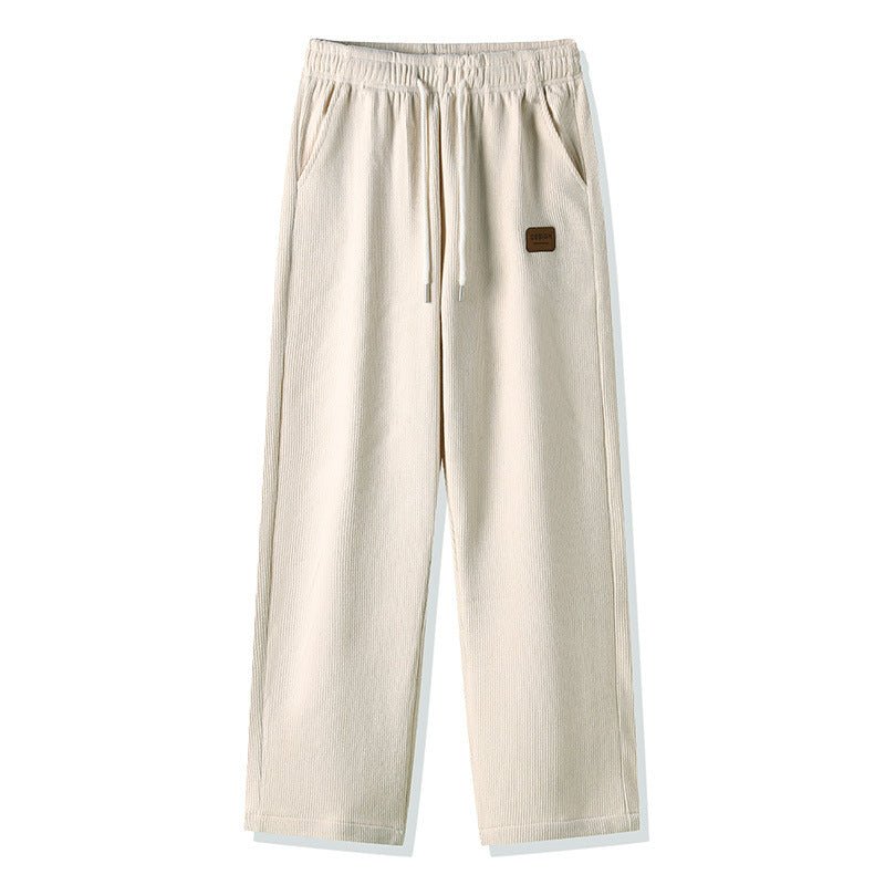 Casual Trousers Straight Wide Leg Sweatpants Draped Pants - Ormond Beach Boutique