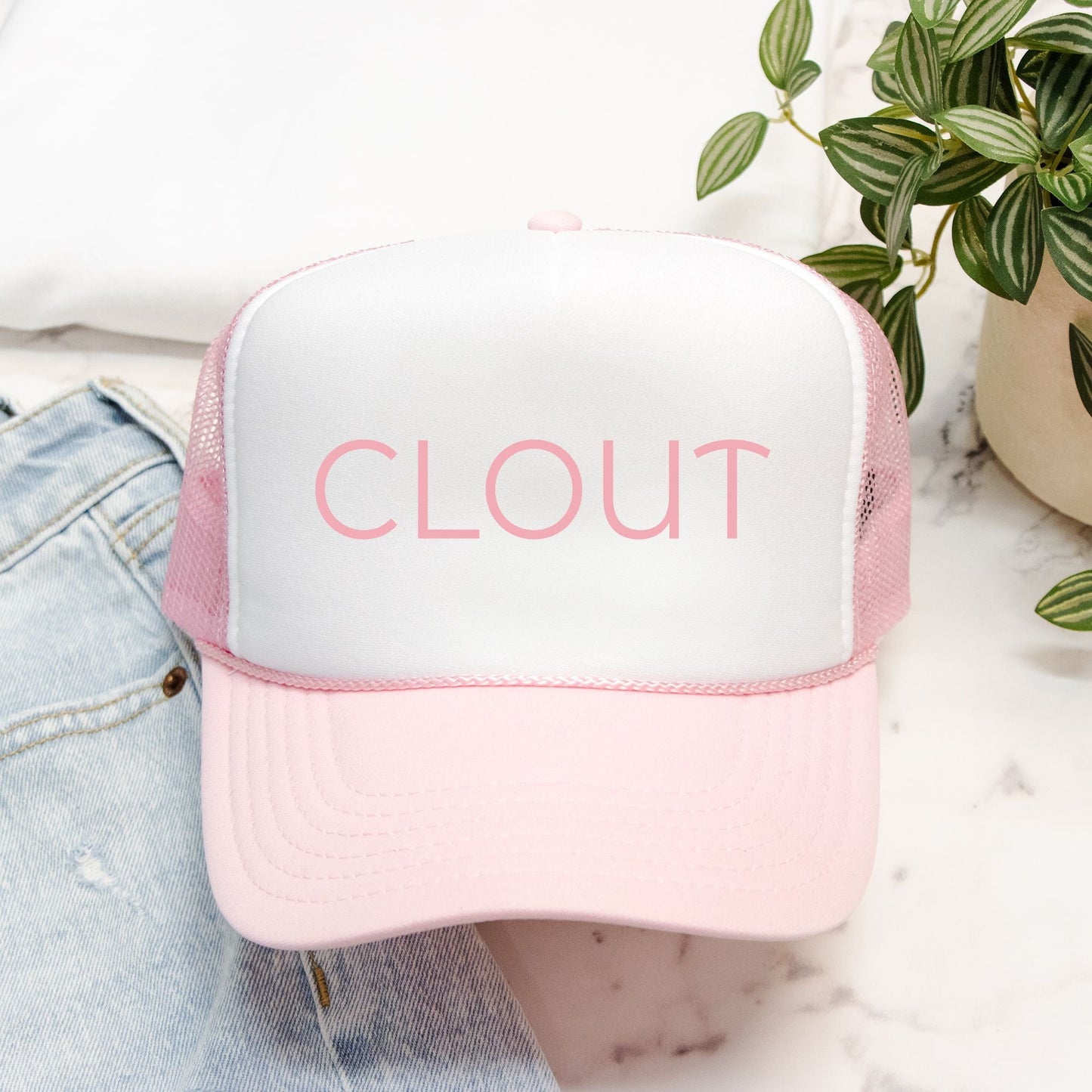 Clout, pink, Foam Trucker Hat Otto 39 - 165 - Ormond Beach Boutique