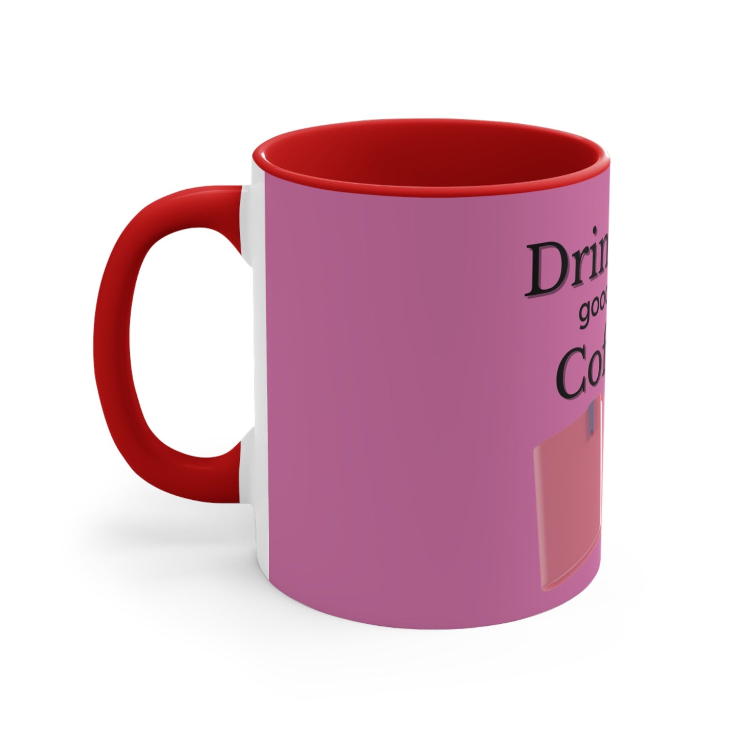 COFFEE & BOOKS Colorful Accent Mugs, 11oz - Ormond Beach Boutique