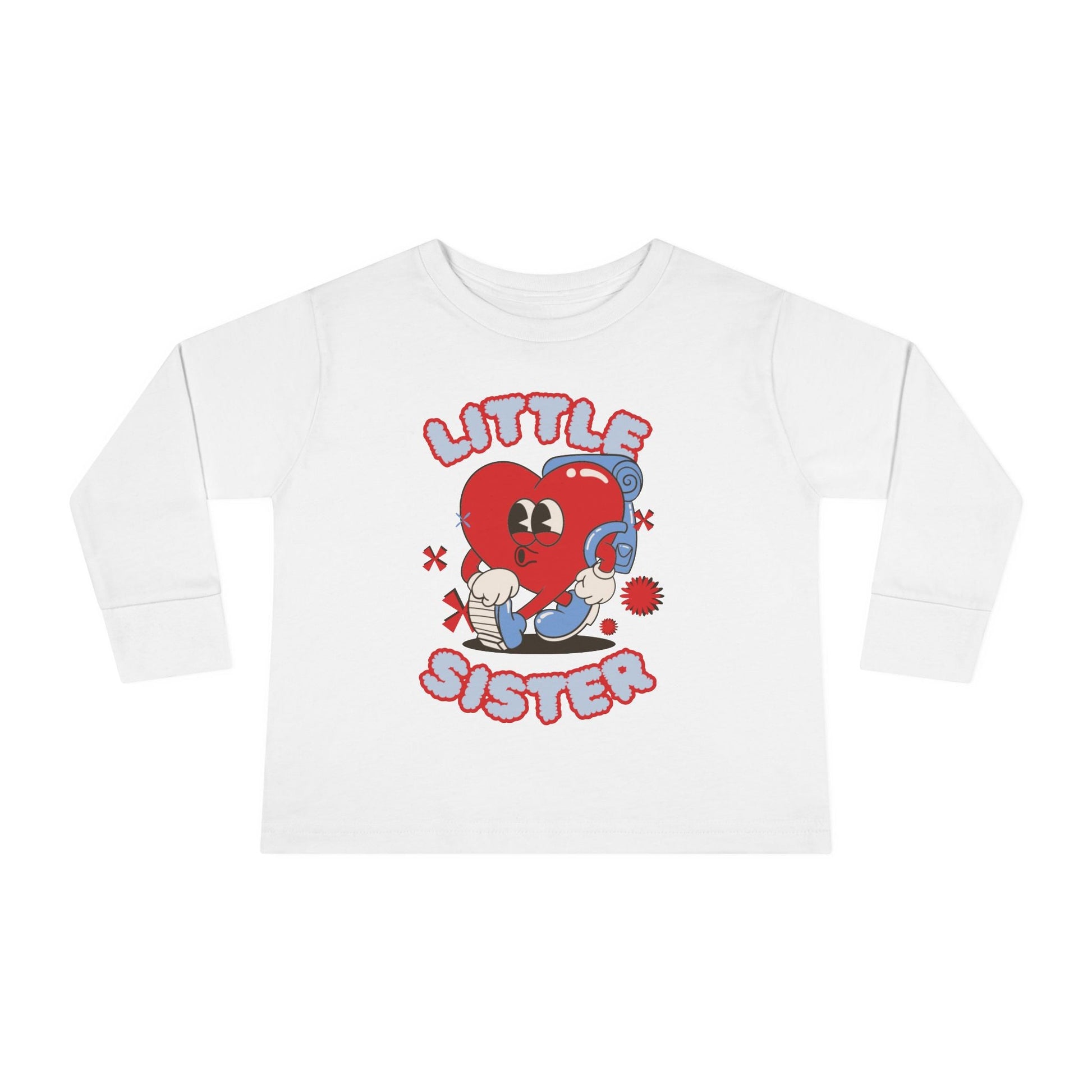 Cute Little Sister Toddler Long Sleeve Tee - Adorable Gift for Siblings - Ormond Beach Boutique