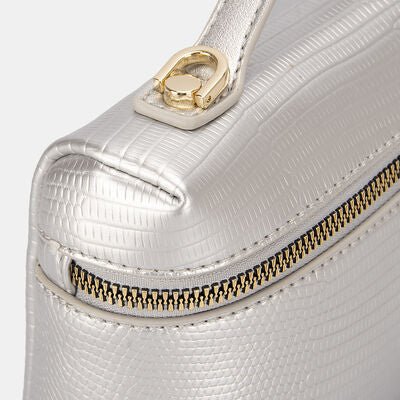 David Jones Texture PU Leather Handbag - Ormond Beach BoutiqueTrendsiOrmond Beach Boutique992faf48 - 1e75 - 471c - 9e6e - c2d6da4b80b5 - Min100700813983730100700813983730SilverOne Size