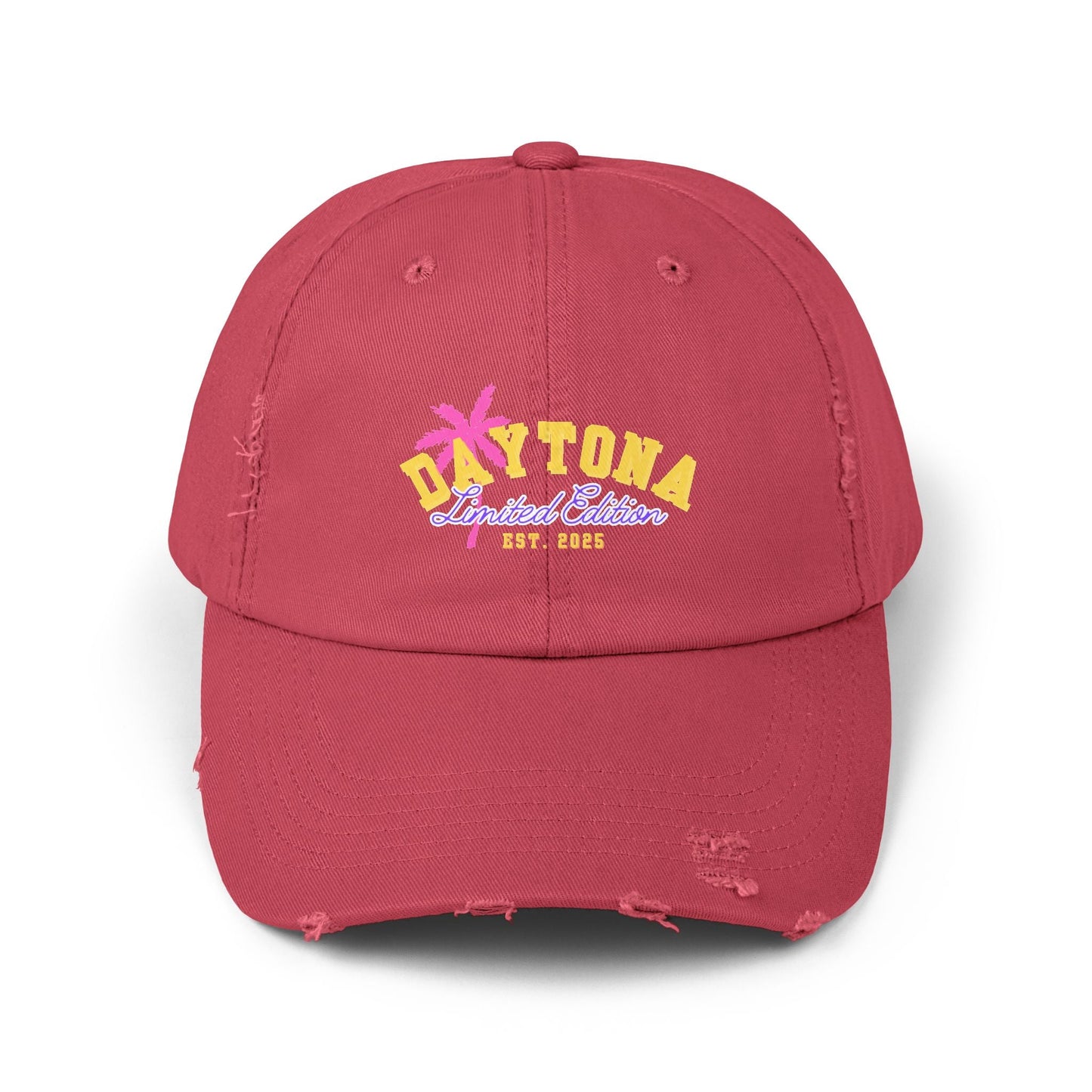 Daytona Limited Edition Distressed Cap for Beach Lovers - Ormond Beach Boutique