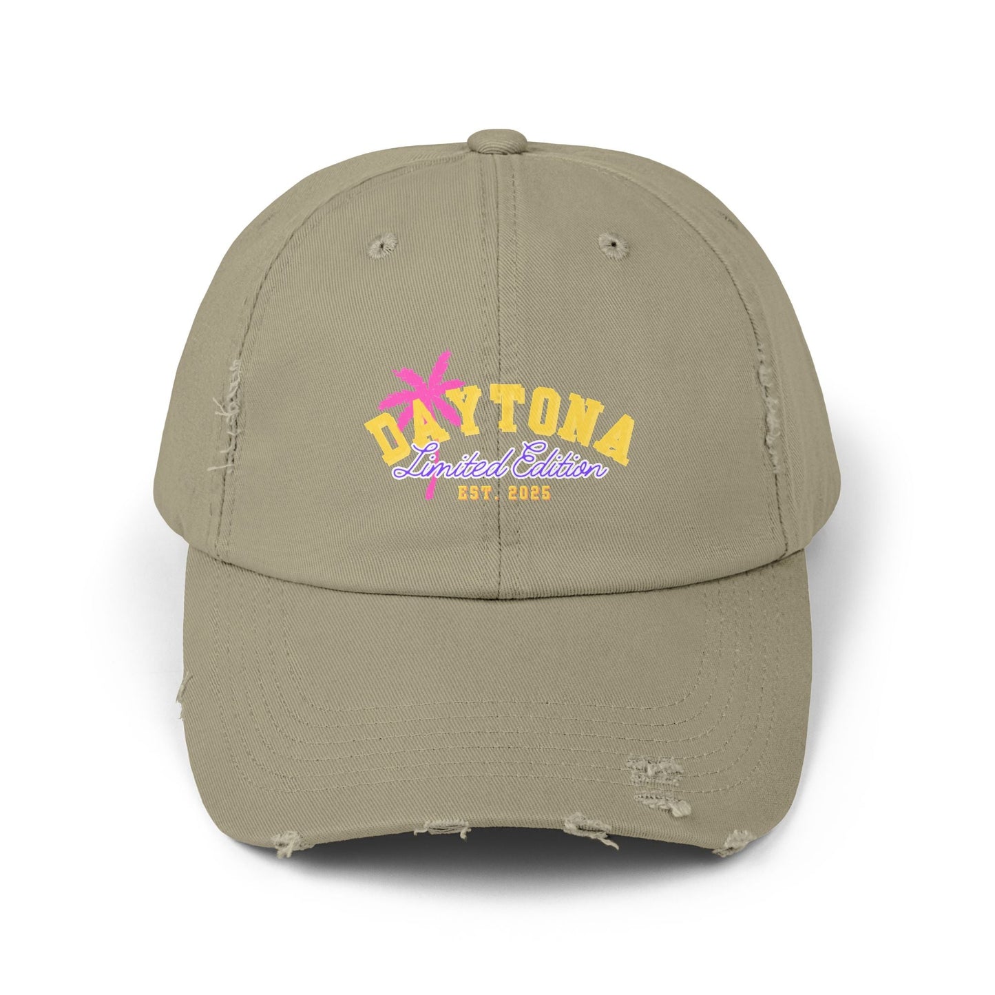 Daytona Limited Edition Distressed Cap for Beach Lovers - Ormond Beach Boutique