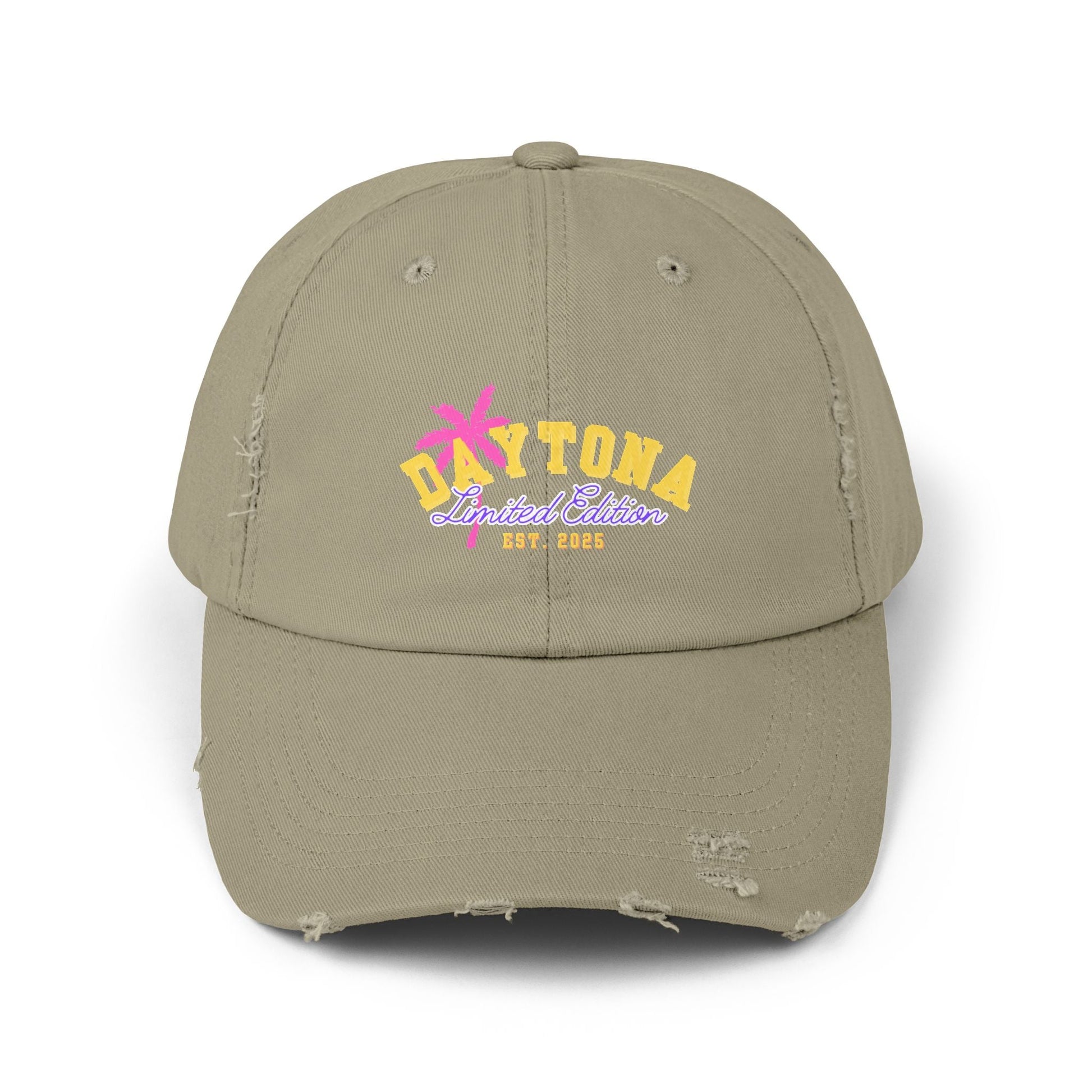 Daytona Limited Edition Distressed Cap for Beach Lovers - Ormond Beach Boutique