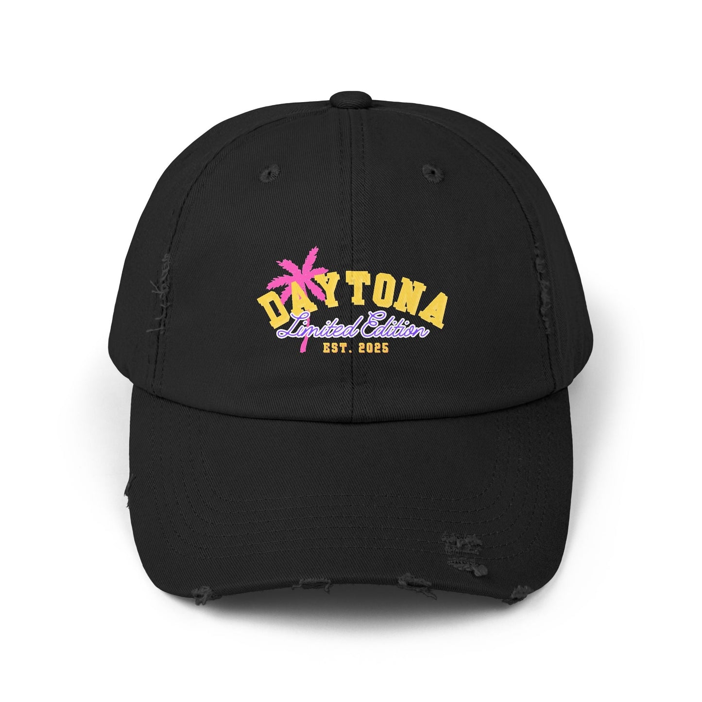 Daytona Limited Edition Distressed Cap for Beach Lovers - Ormond Beach Boutique