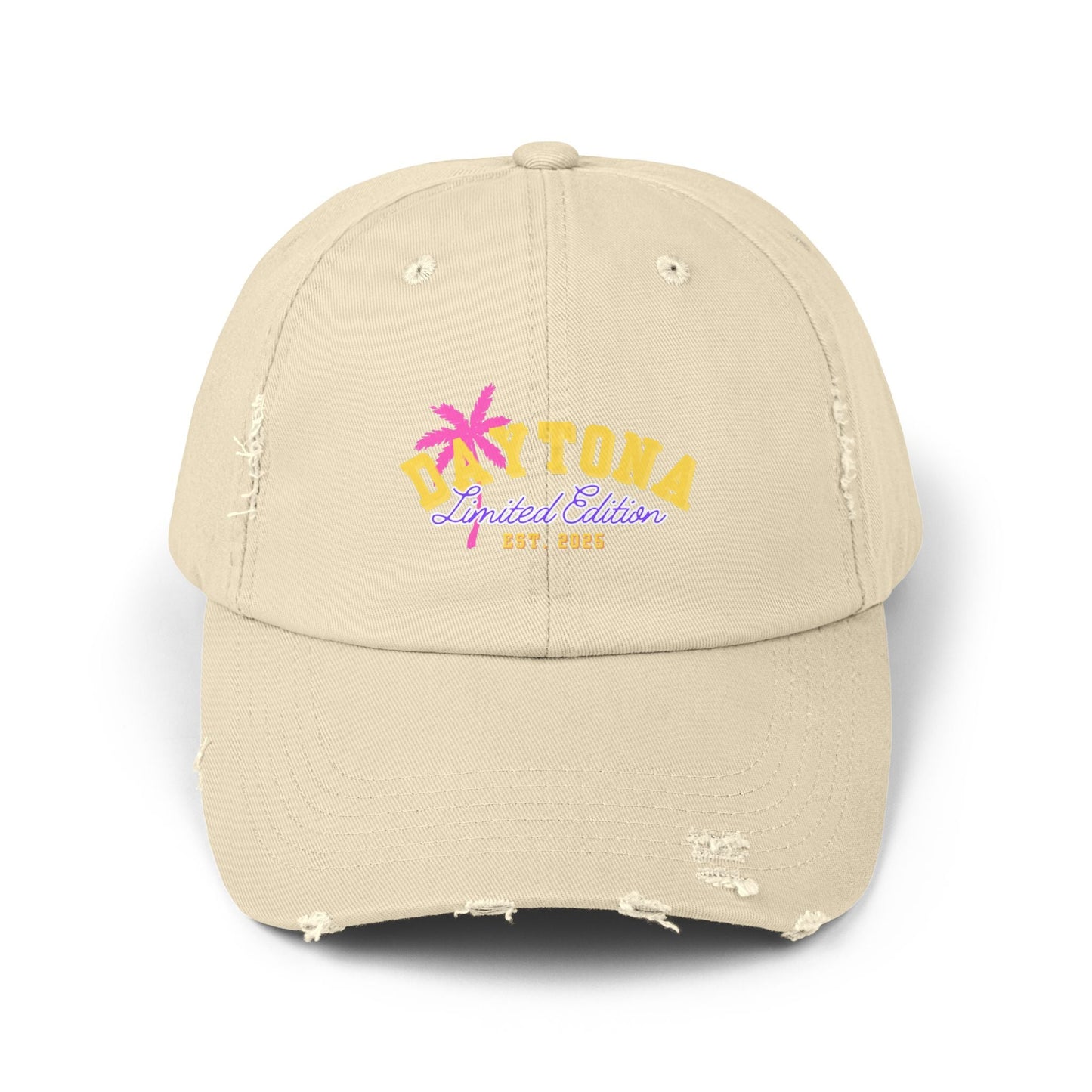 Daytona Limited Edition Distressed Cap for Beach Lovers - Ormond Beach Boutique