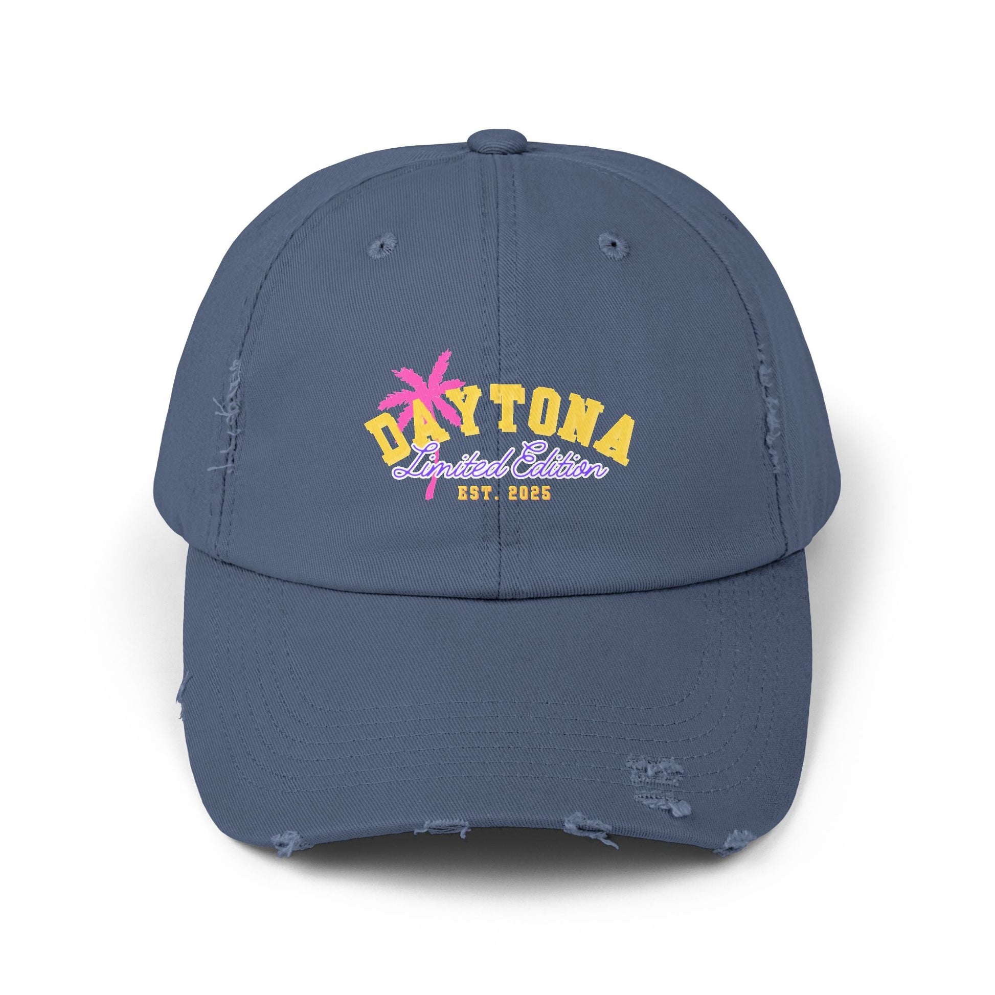 Daytona Limited Edition Distressed Cap for Beach Lovers - Ormond Beach Boutique