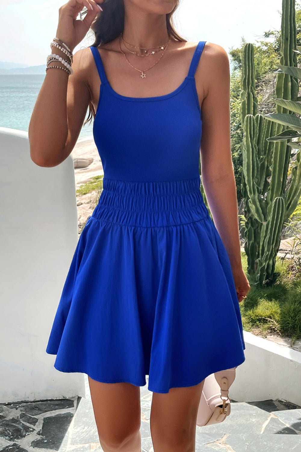 Devine Smocked Scoop Neck Mini Cami Dress - Ormond Beach BoutiqueTrendsiOrmond Beach Boutique73877f25 - 4720 - 4814 - ac2a - 864560ac330b - Max100100004781426100100004781426Royal BlueL