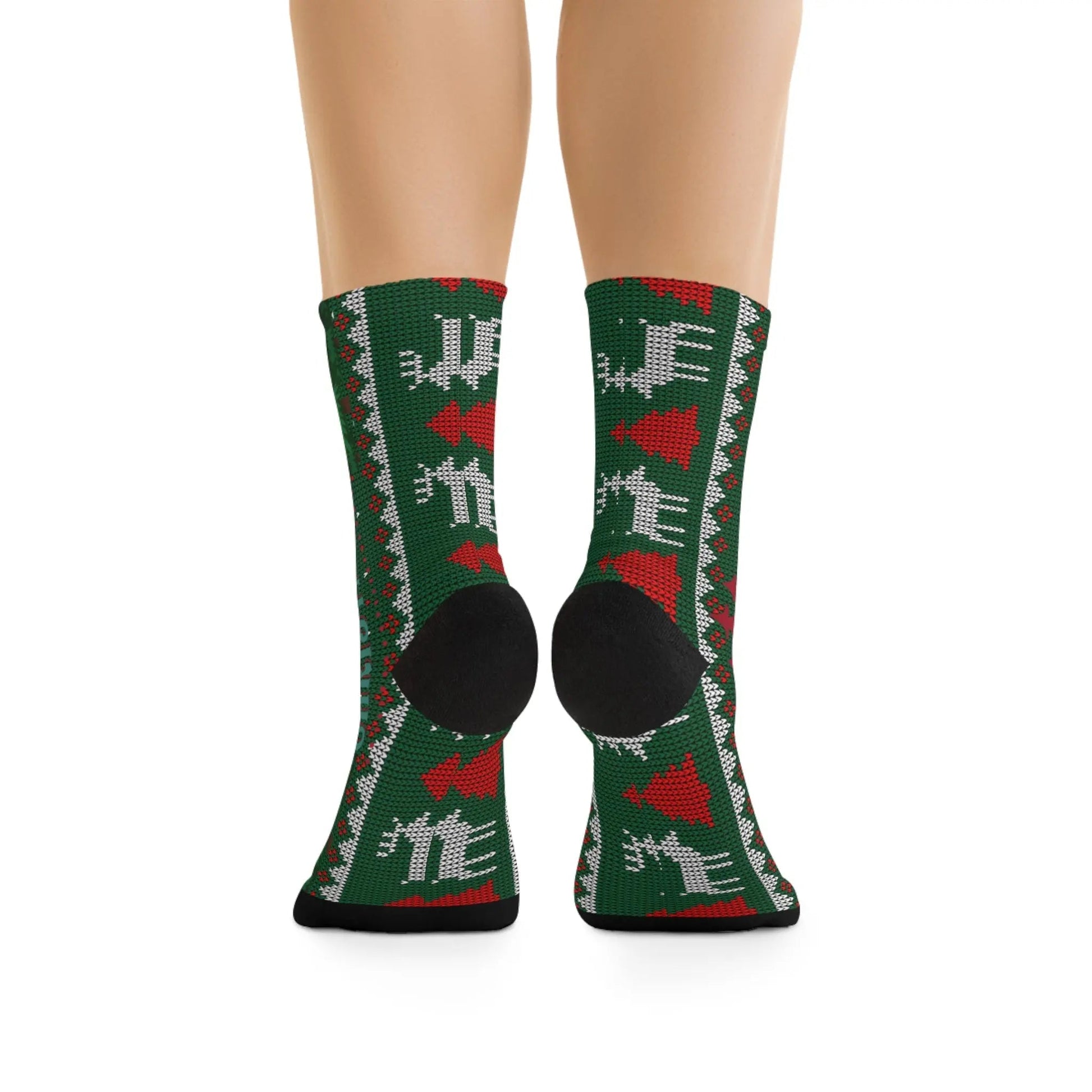 Festive Christmas Recycled Poly Socks for Holiday Cheer - Ormond Beach Boutique