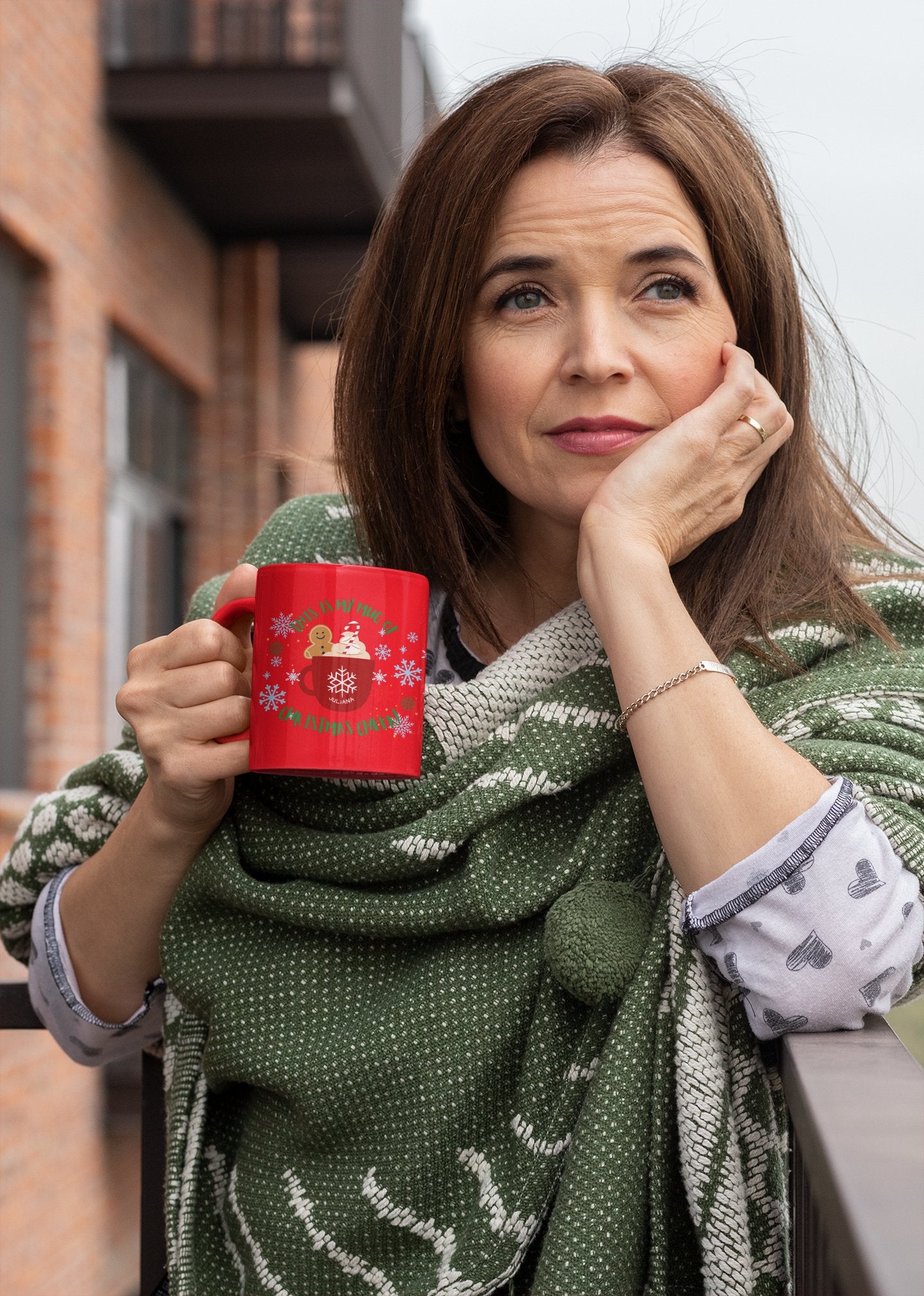 Festive Holiday Mug - 11oz Colorful Christmas Coffee Cup with Cheerful Design - Ormond Beach Boutique