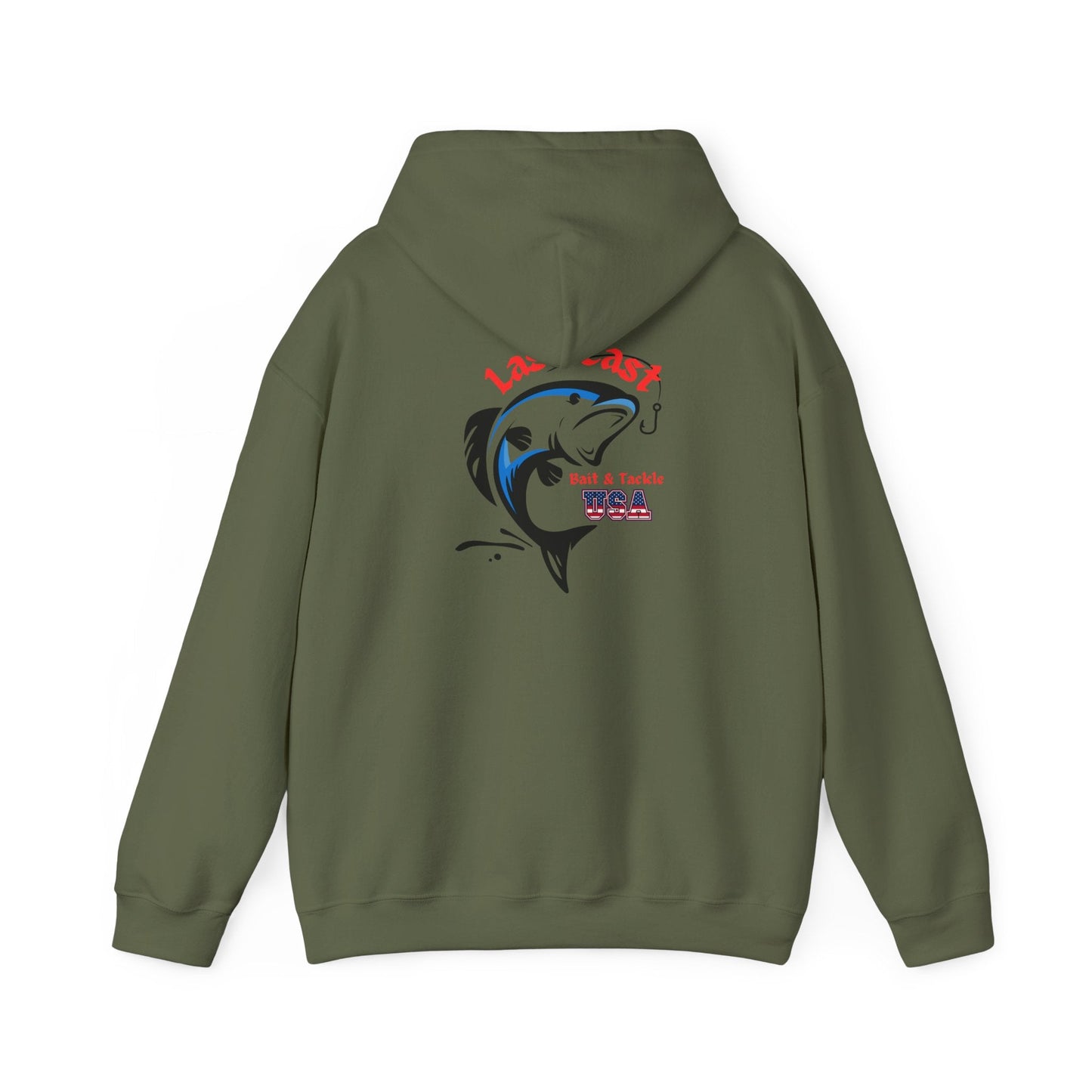 Fishing Hoodie - Last Chance Bait and Tackle USA Design - Ormond Beach Boutique