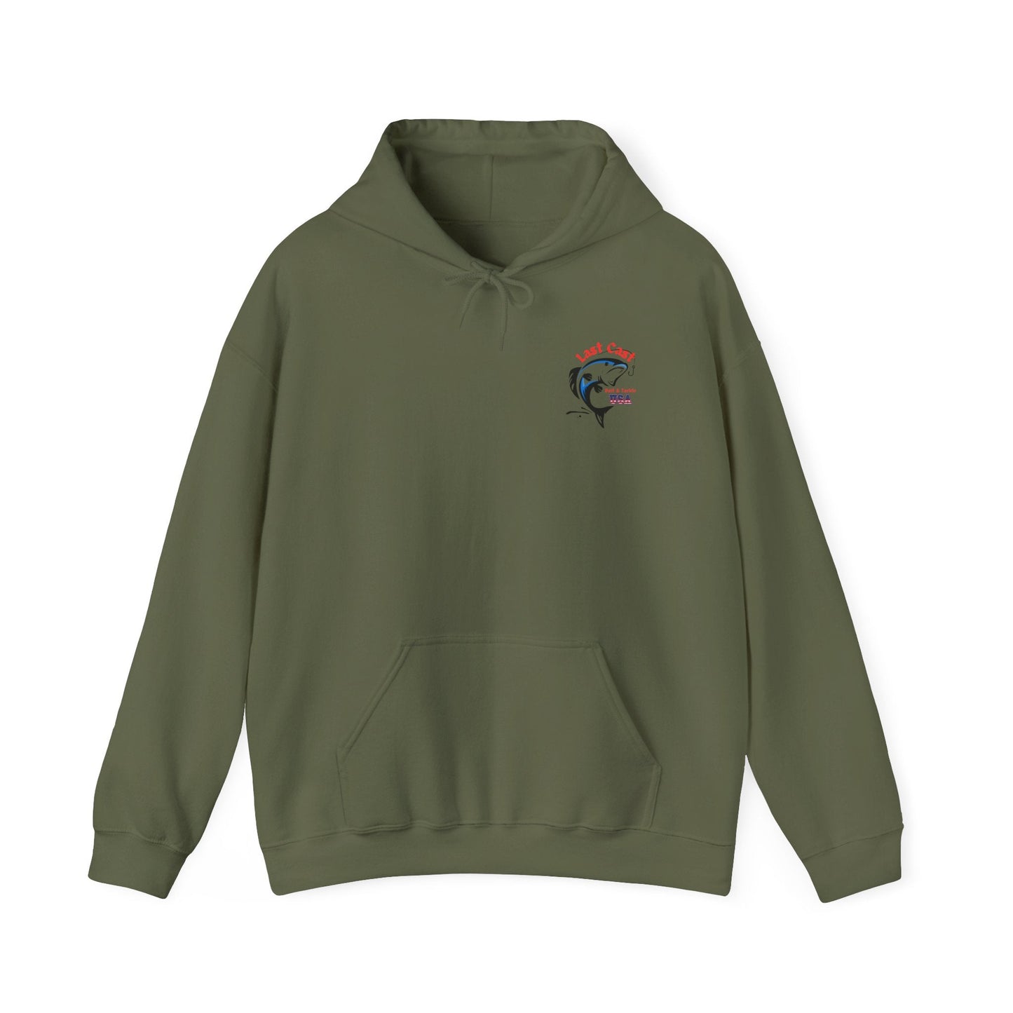 Fishing Hoodie - Last Chance Bait and Tackle USA Design - Ormond Beach Boutique