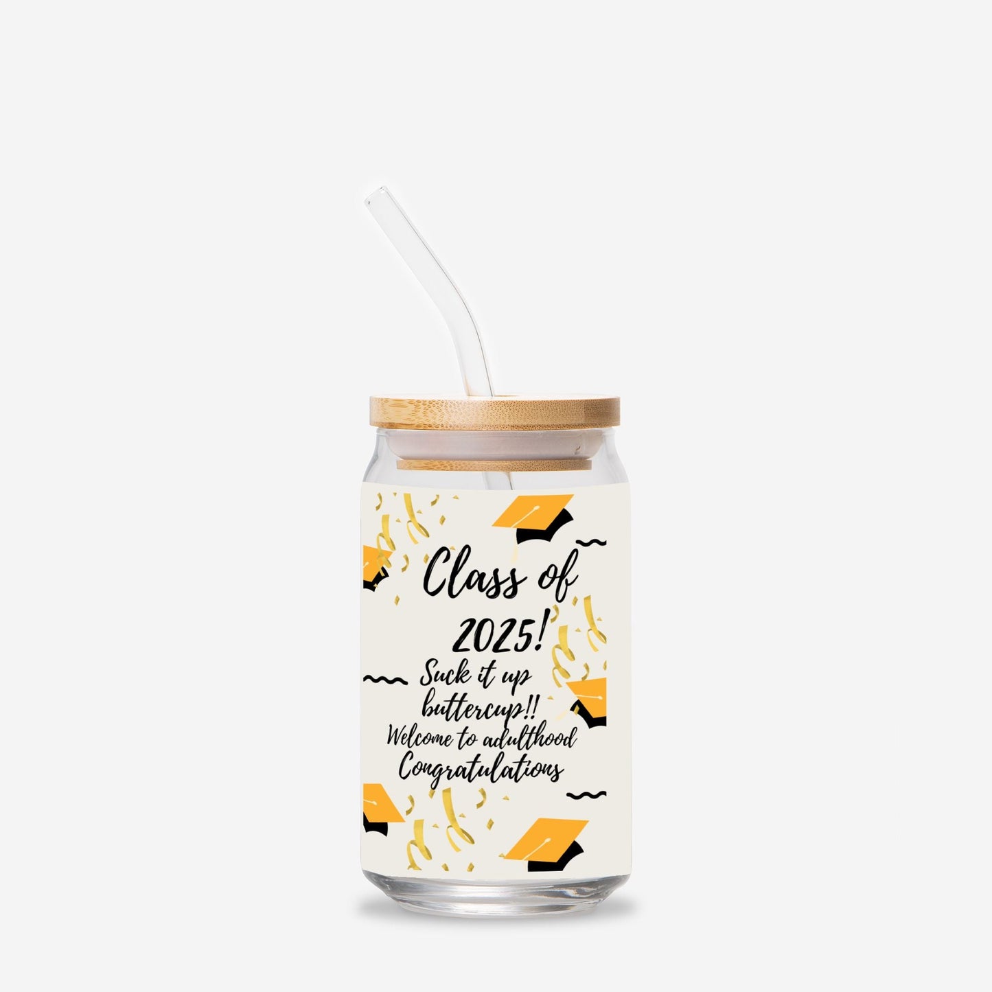 Funny graduation Glass Tumbler - Ormond Beach Boutique