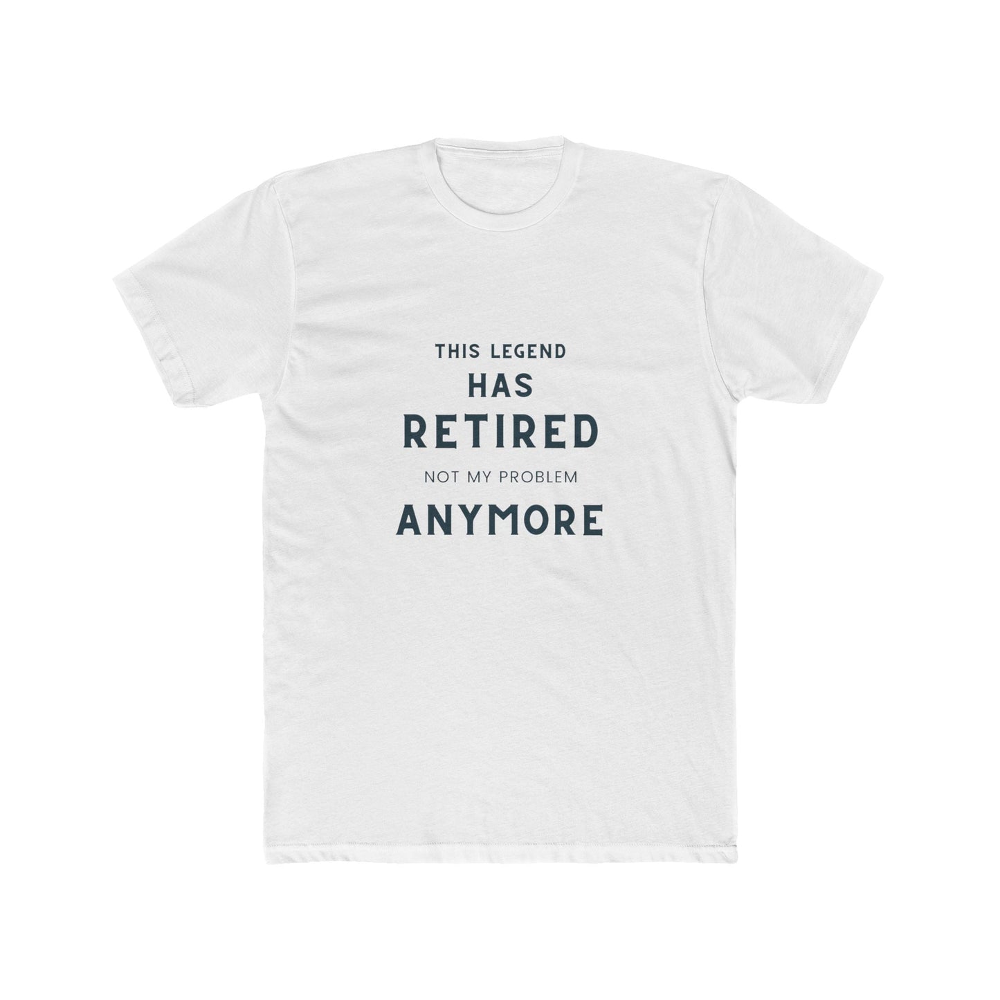 Funny Retirement Tee - 'This Legend Has Retired' Unisex Cotton Crew - Ormond Beach Boutique