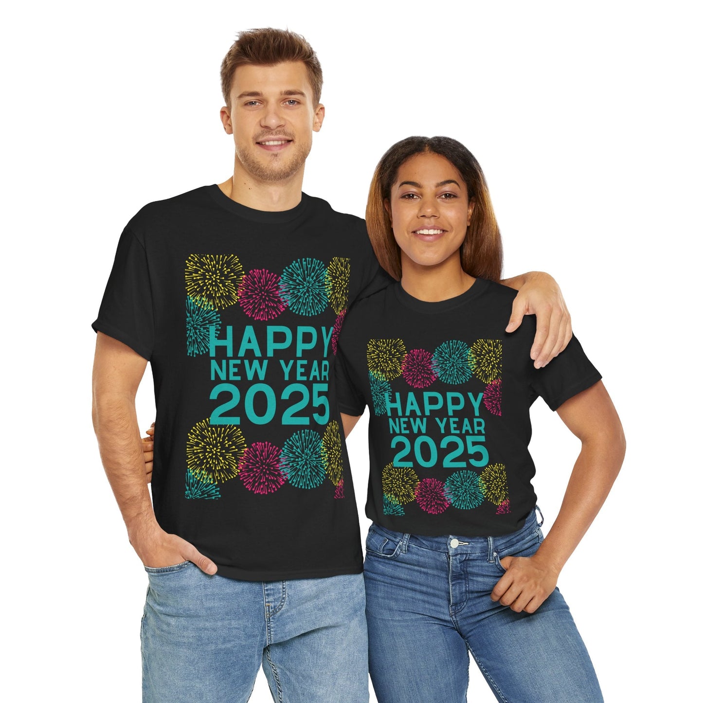 Happy New Year 2025 Unisex Heavy Cotton Tee - Ormond Beach Boutique