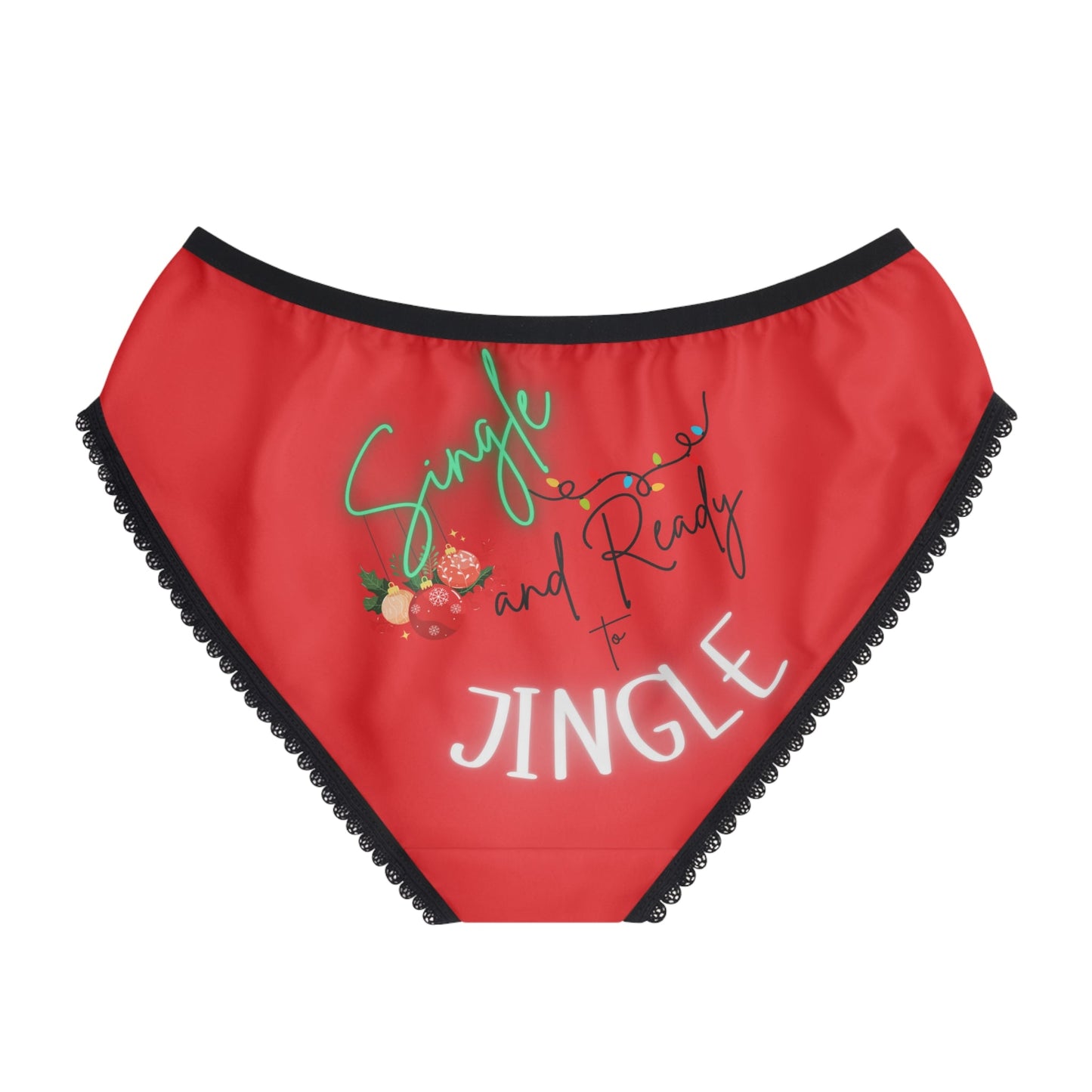 Holiday Women's Briefs - Single and Ready to Jingle - Ormond Beach Boutique