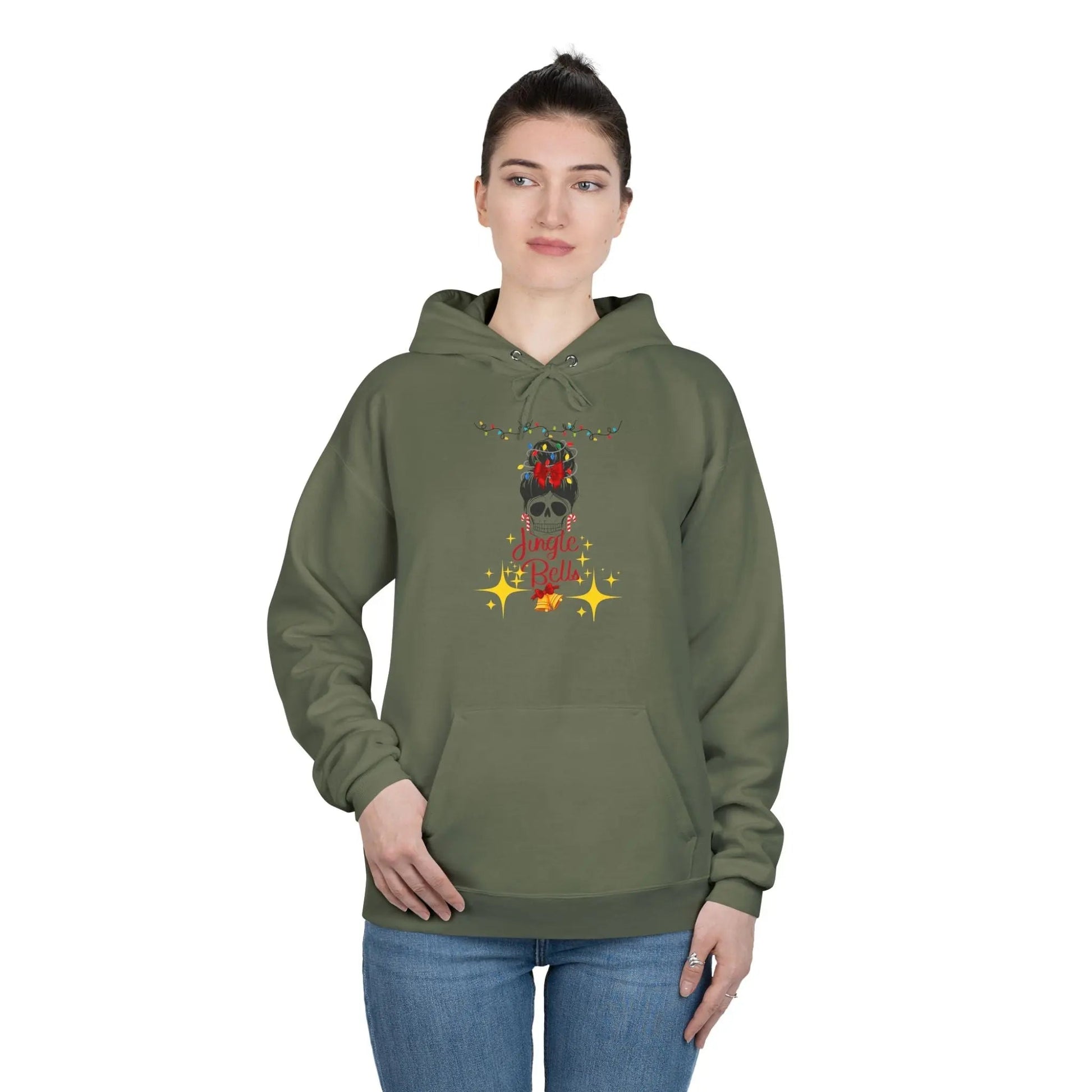 Jingle Bells Holiday Hoodie for Merry Moments - Ormond Beach Boutique