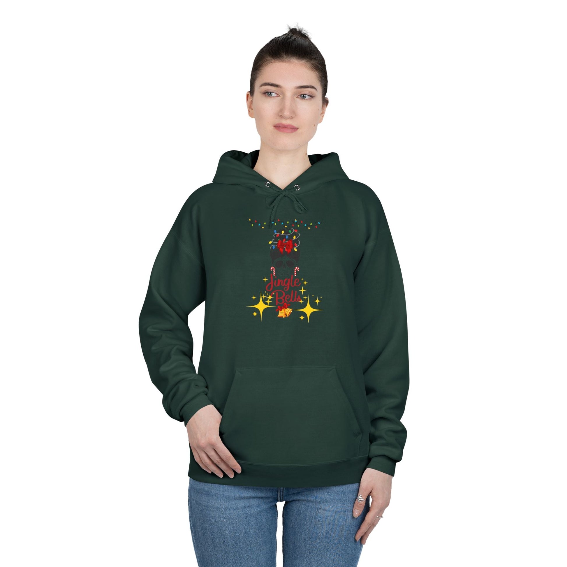 Jingle Bells Holiday Hoodie for Merry Moments - Ormond Beach Boutique