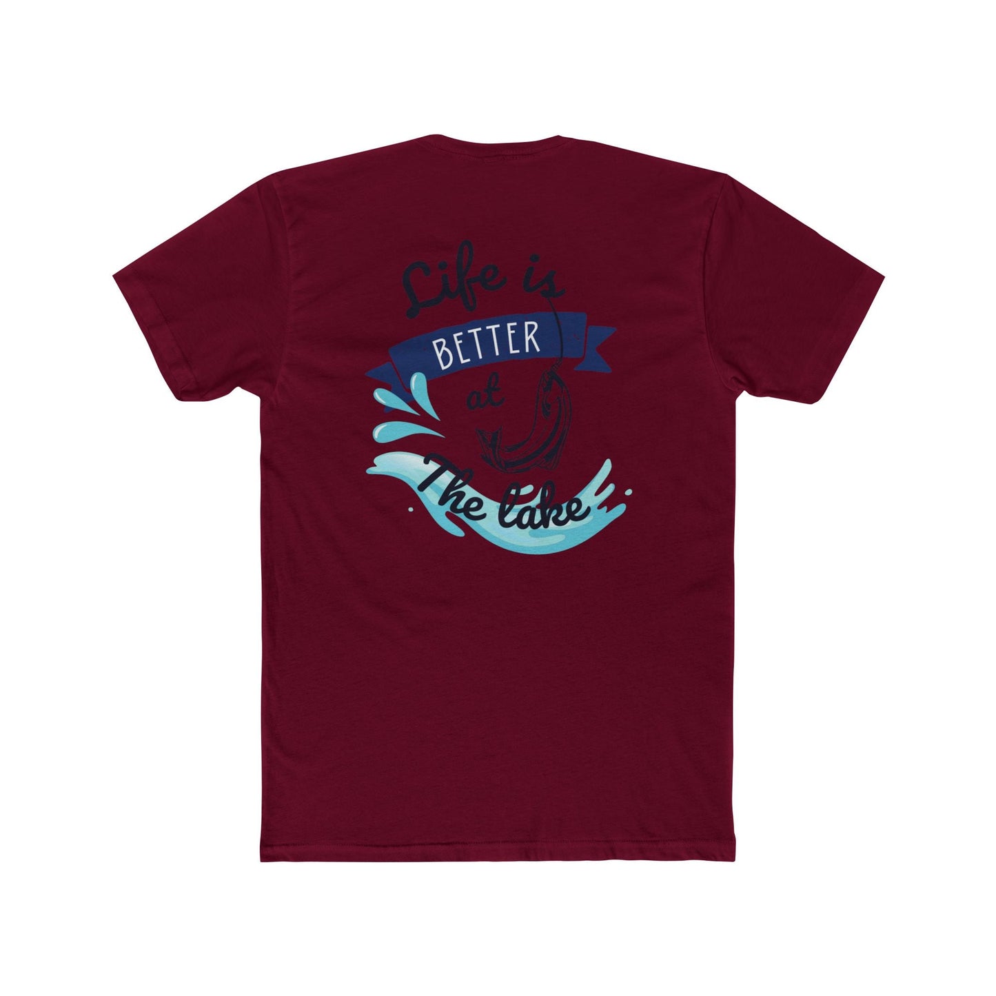 Life is Better at the Lake Unisex Cotton Crew Tee - Ormond Beach Boutique