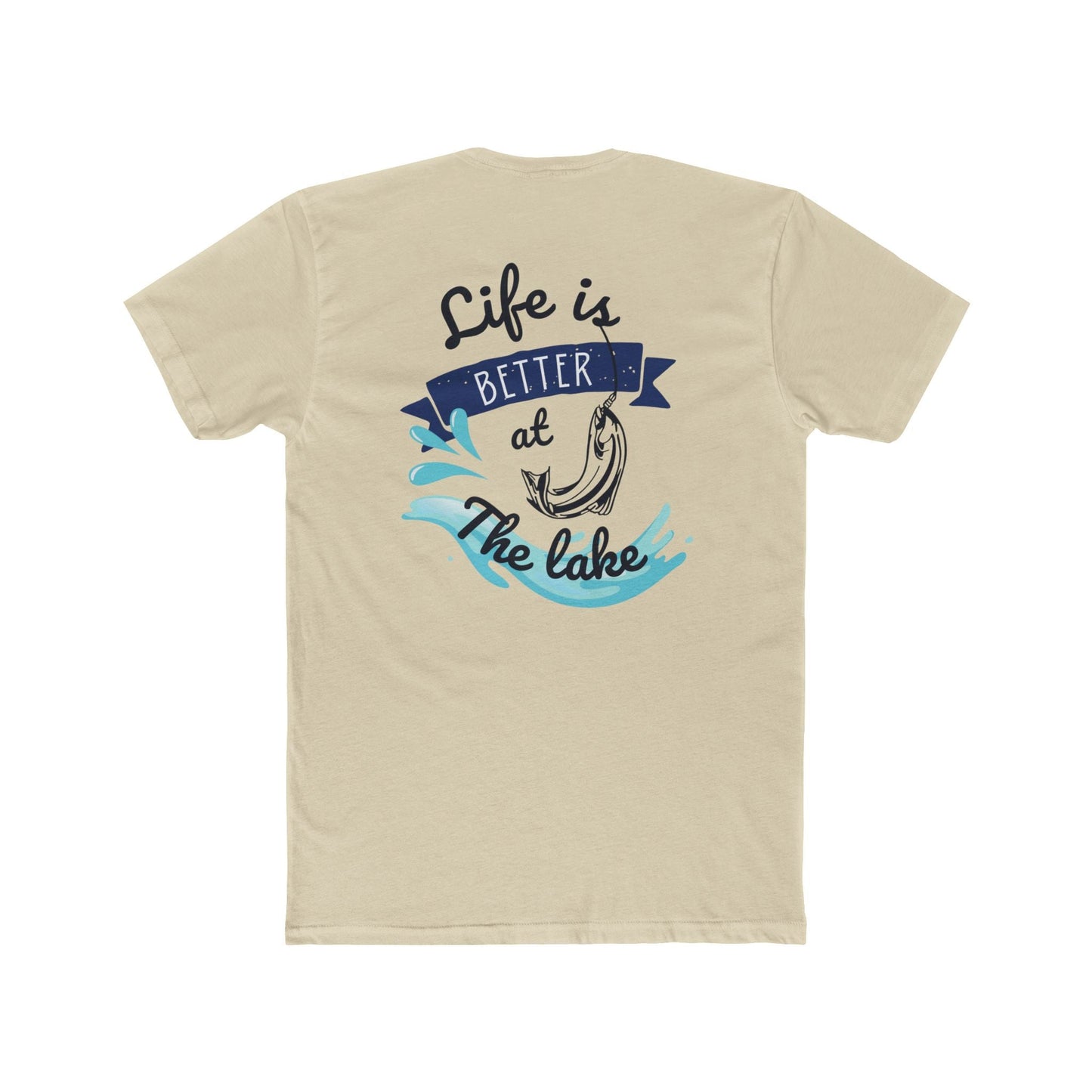 Life is Better at the Lake Unisex Cotton Crew Tee - Ormond Beach Boutique