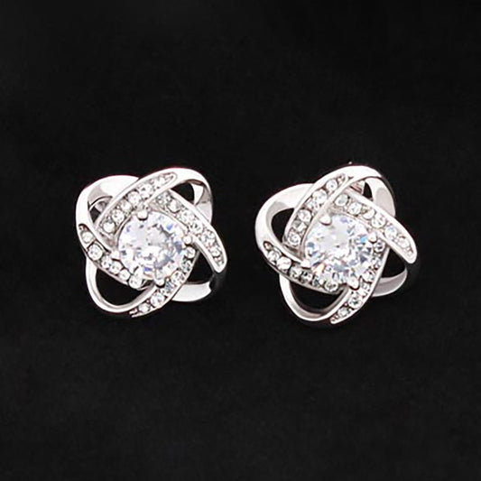 Love Knot Stud Earrings - Ormond Beach Boutique