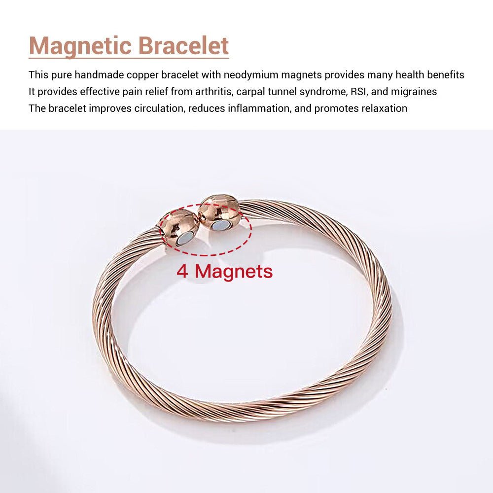 Magnetic Therapy Opening Adjustable Titanium Steel Anti - static - Ormond Beach Boutique