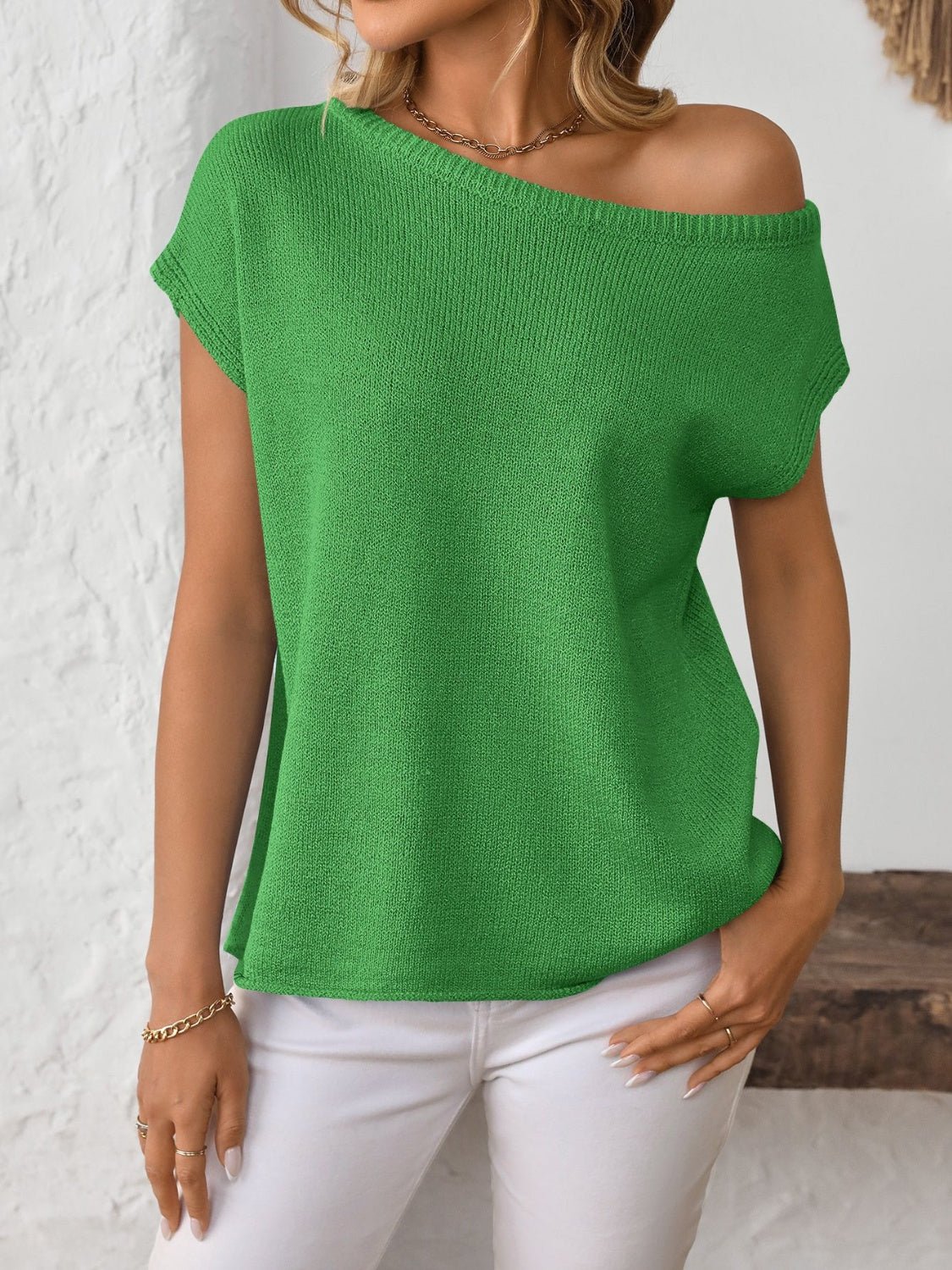 Mandy Boat Neck Short Sleeve Knit Top - Ormond Beach BoutiqueTrendsiOrmond Beach Boutiqueb919eded - d42e - 4113 - b570 - 6c8e35da0425 - Max100100851481337100100851481337GreenS