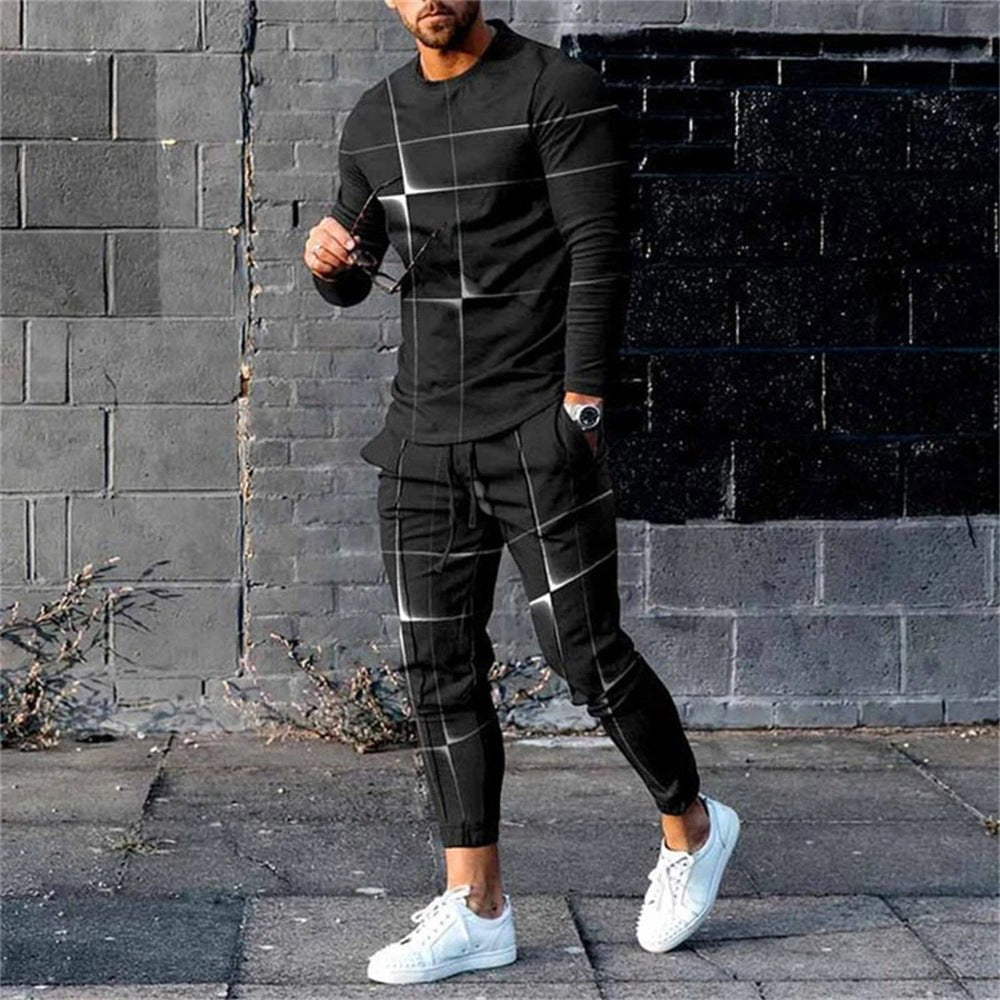 Men's Sweatshirt Sweatpants 3D Digital - Ormond Beach Boutique