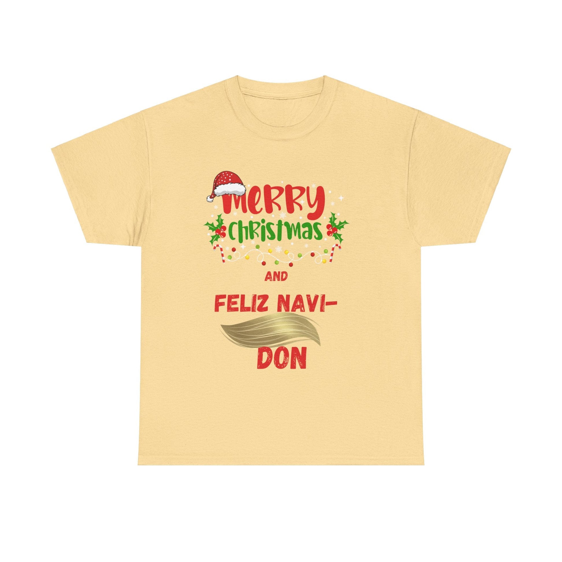 Merry Christmas - Feliz Navi Don Unisex Heavy Cotton Tee - Ormond Beach Boutique