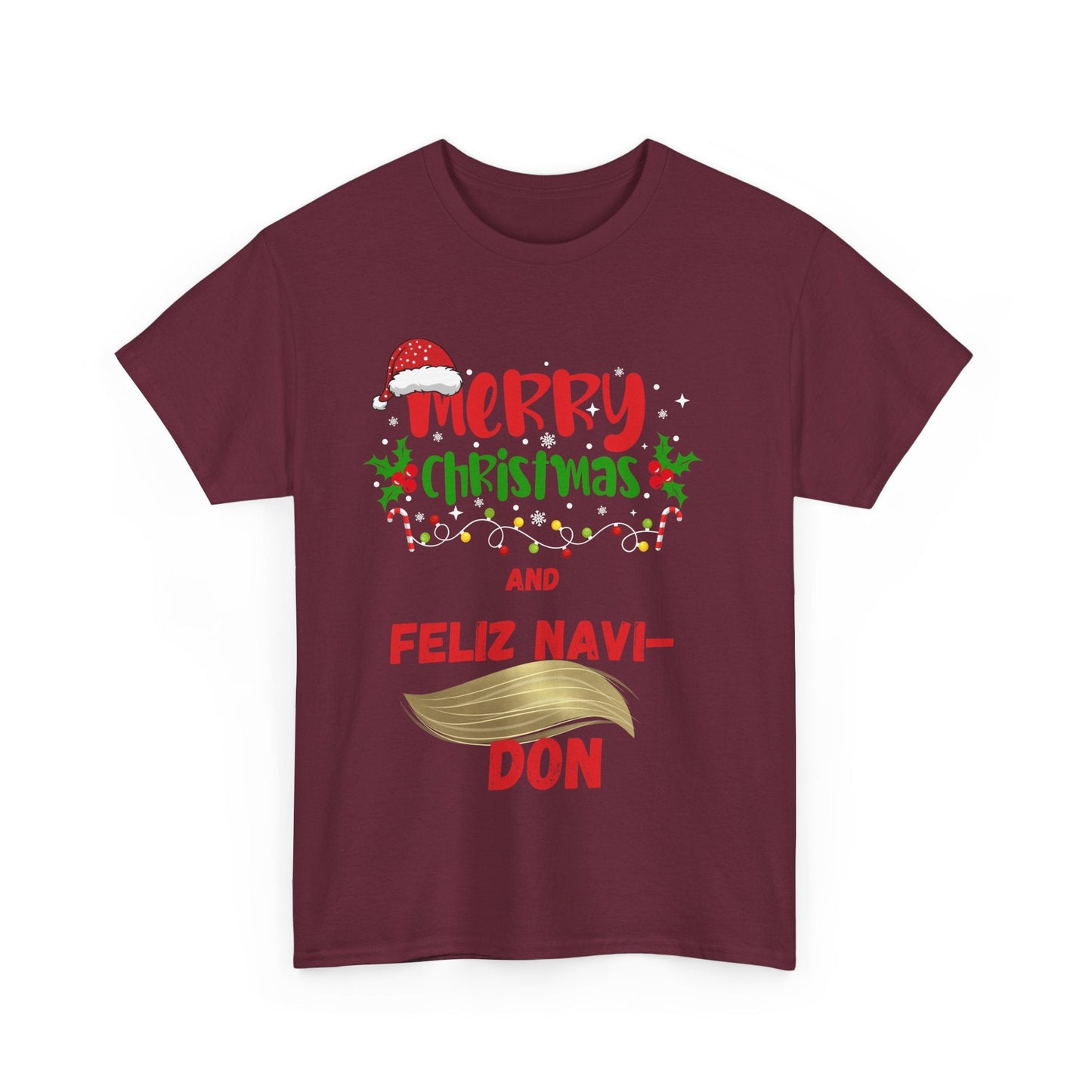 Merry Christmas - Feliz Navi Don Unisex Heavy Cotton Tee - Ormond Beach Boutique