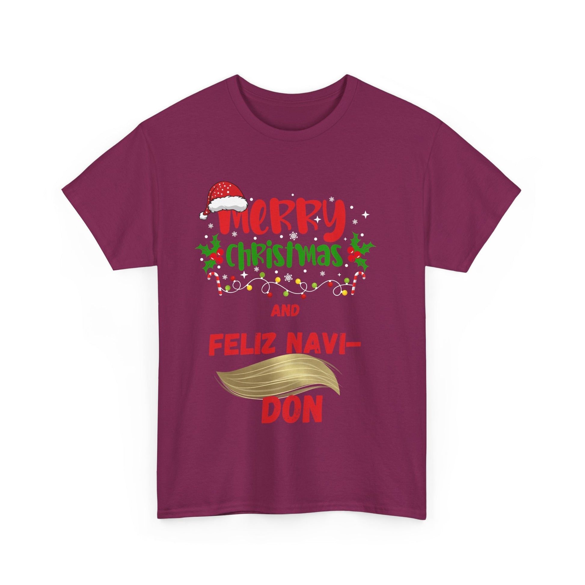 Merry Christmas - Feliz Navi Don Unisex Heavy Cotton Tee - Ormond Beach Boutique