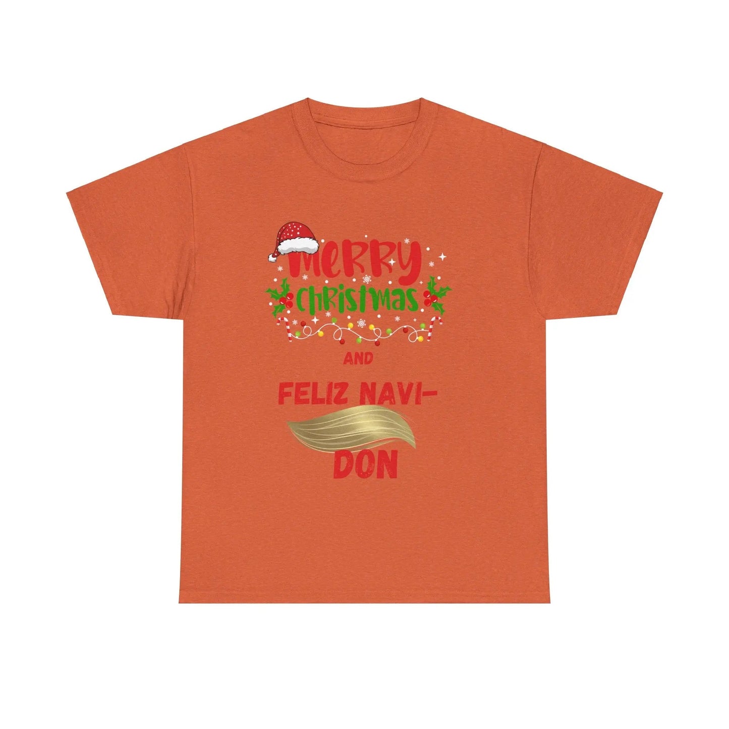 Merry Christmas - Feliz Navi Don Unisex Heavy Cotton Tee - Ormond Beach Boutique