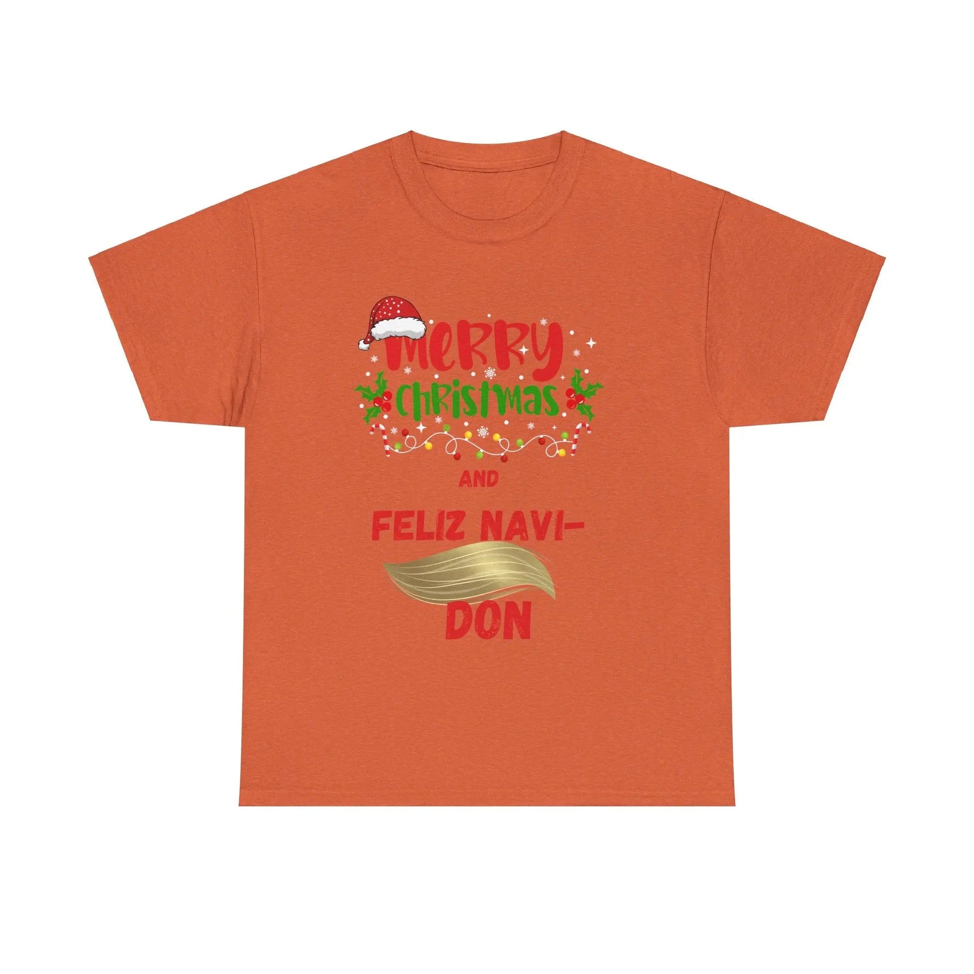 Merry Christmas - Feliz Navi Don Unisex Heavy Cotton Tee - Ormond Beach Boutique