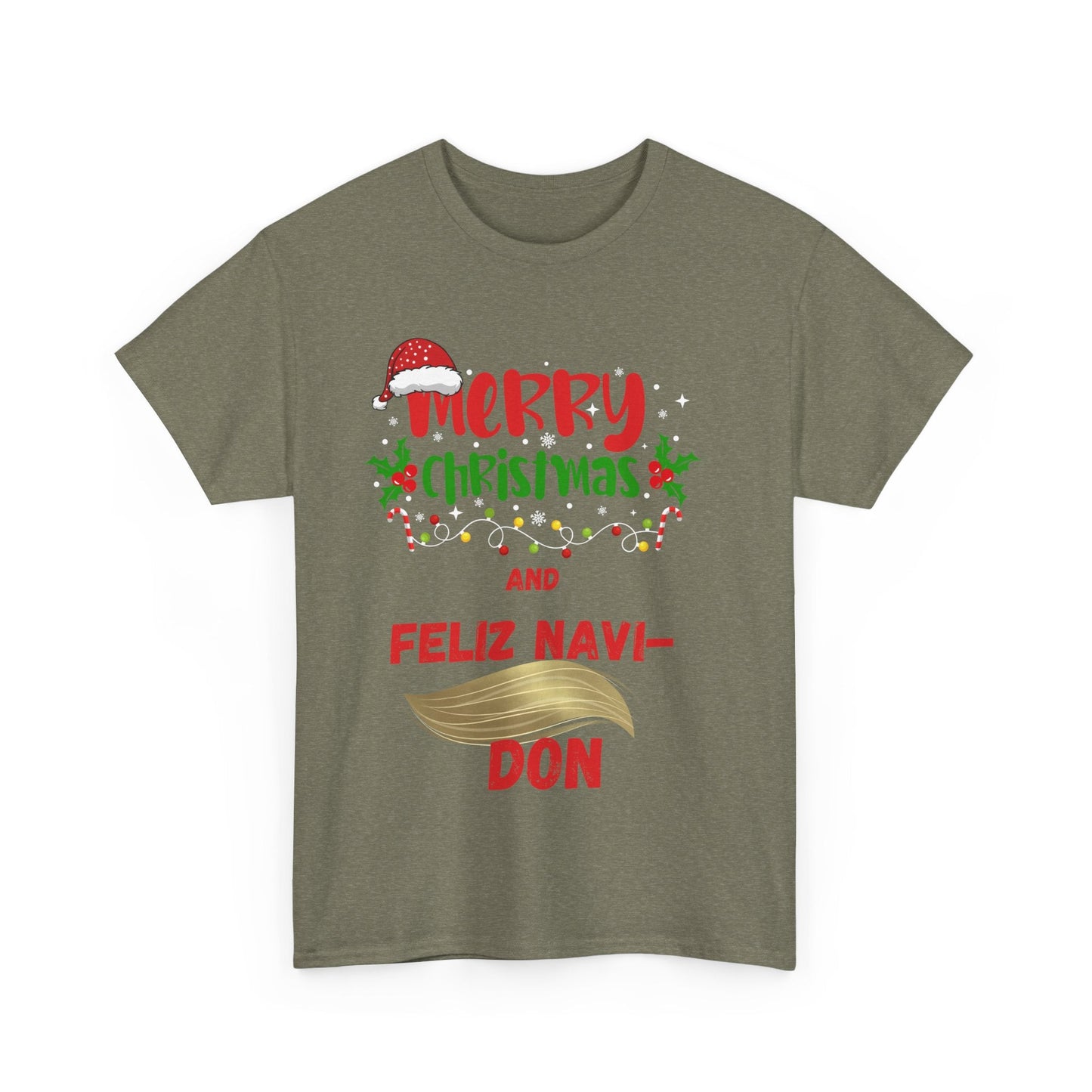 Merry Christmas - Feliz Navi Don Unisex Heavy Cotton Tee - Ormond Beach Boutique