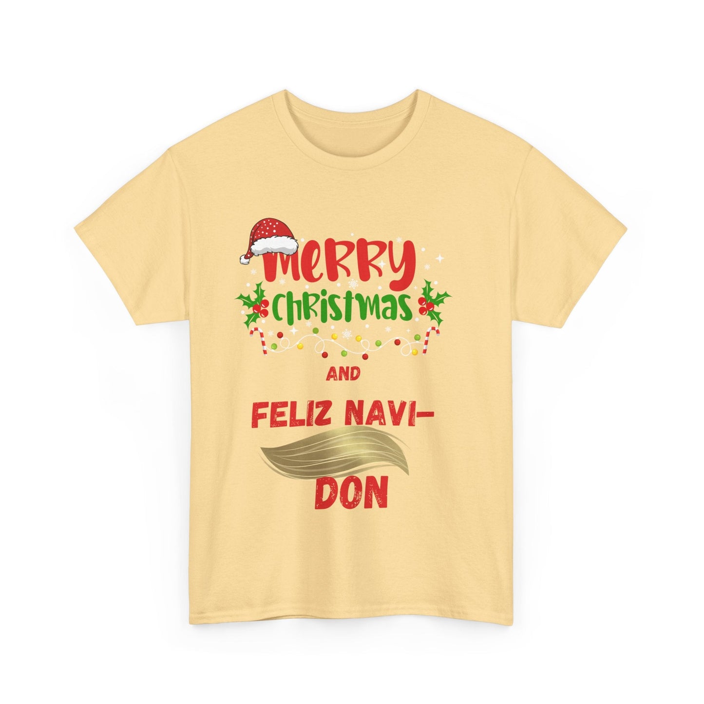 Merry Christmas - Feliz Navi Don Unisex Heavy Cotton Tee - Ormond Beach Boutique