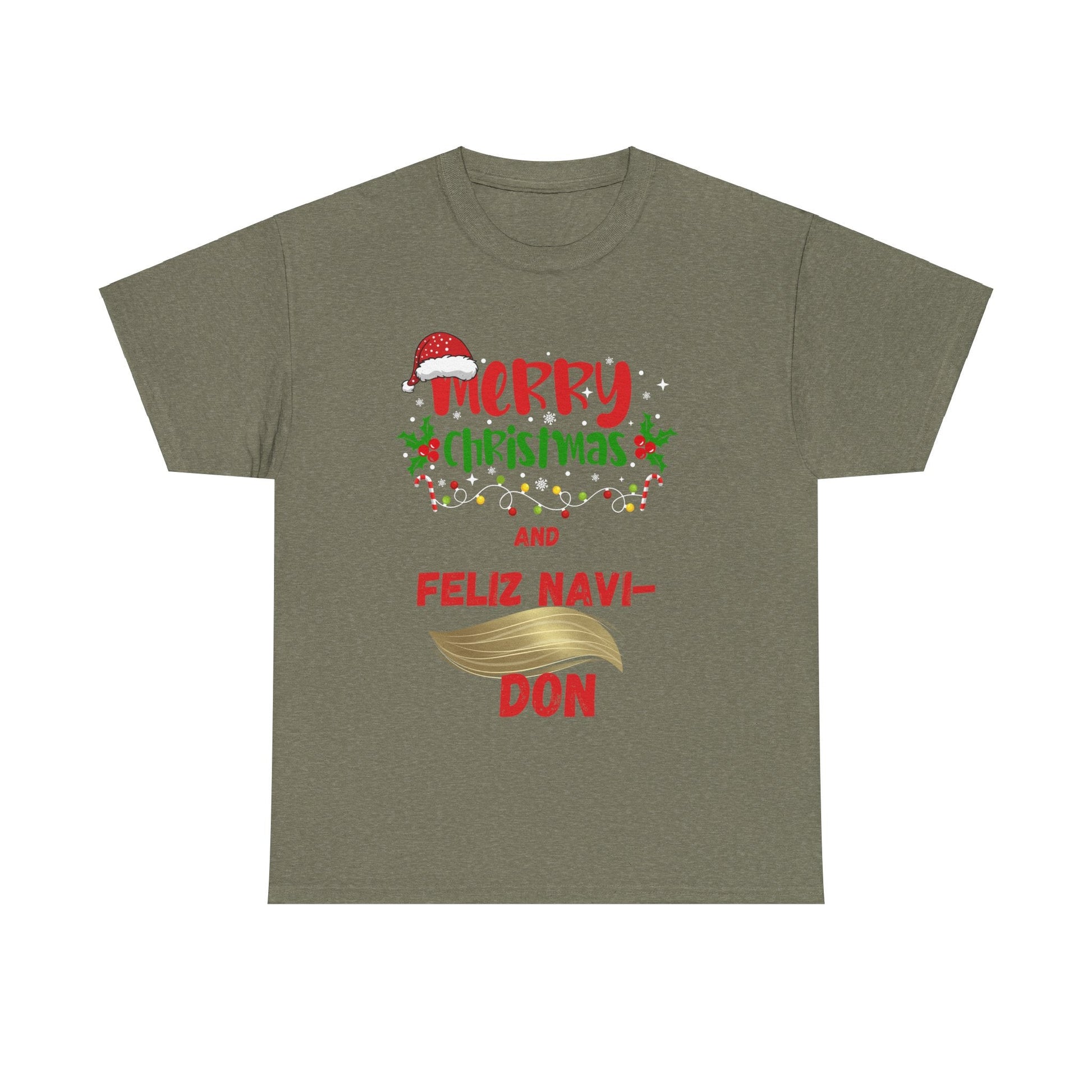 Merry Christmas - Feliz Navi Don Unisex Heavy Cotton Tee - Ormond Beach Boutique