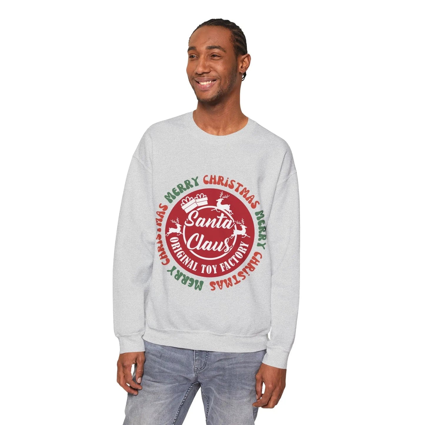 Merry Christmas Santa Claus Sweatshirt - Unisex Heavy Blend - Ormond Beach Boutique