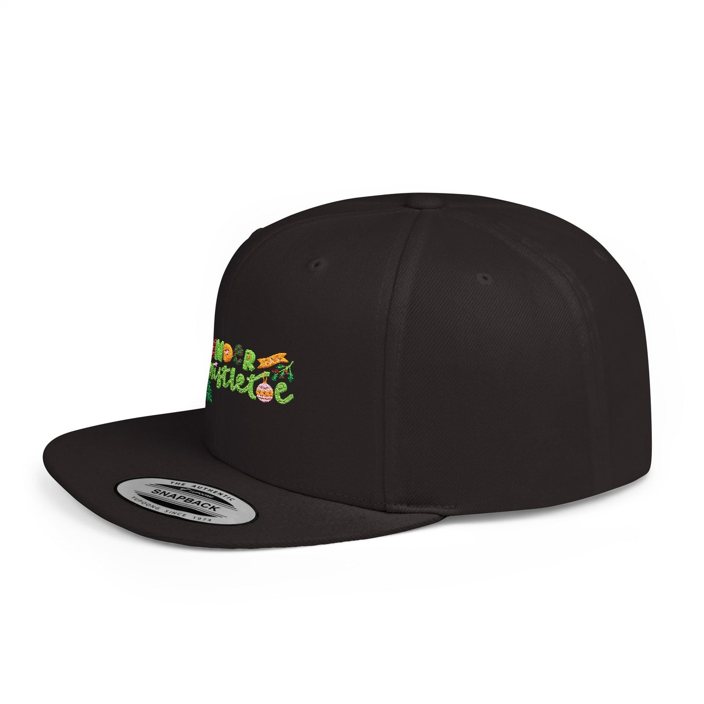 Mistletoe Flat Bill Snapback - Ormond Beach Boutique