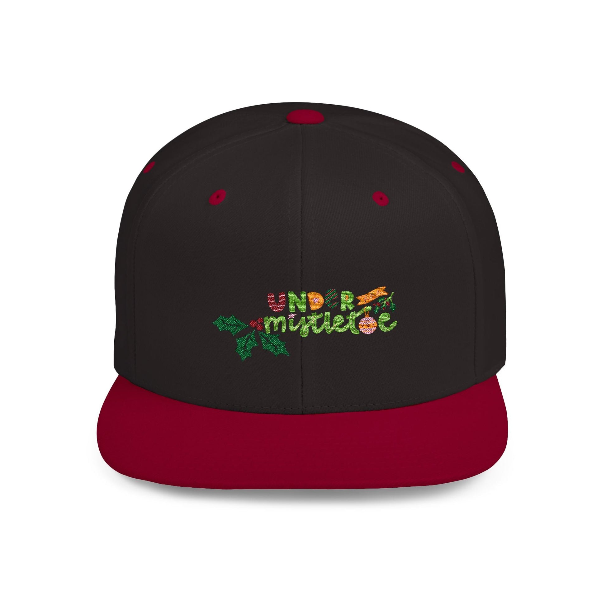 Mistletoe Flat Bill Snapback - Ormond Beach Boutique