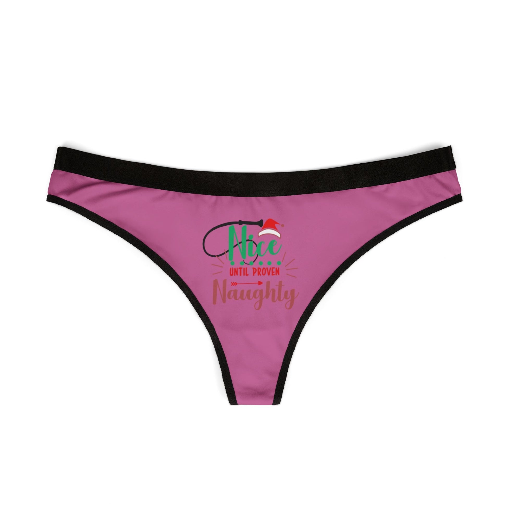 Naughty Until Proven Women's Thongs - Holiday Lingerie - Ormond Beach Boutique