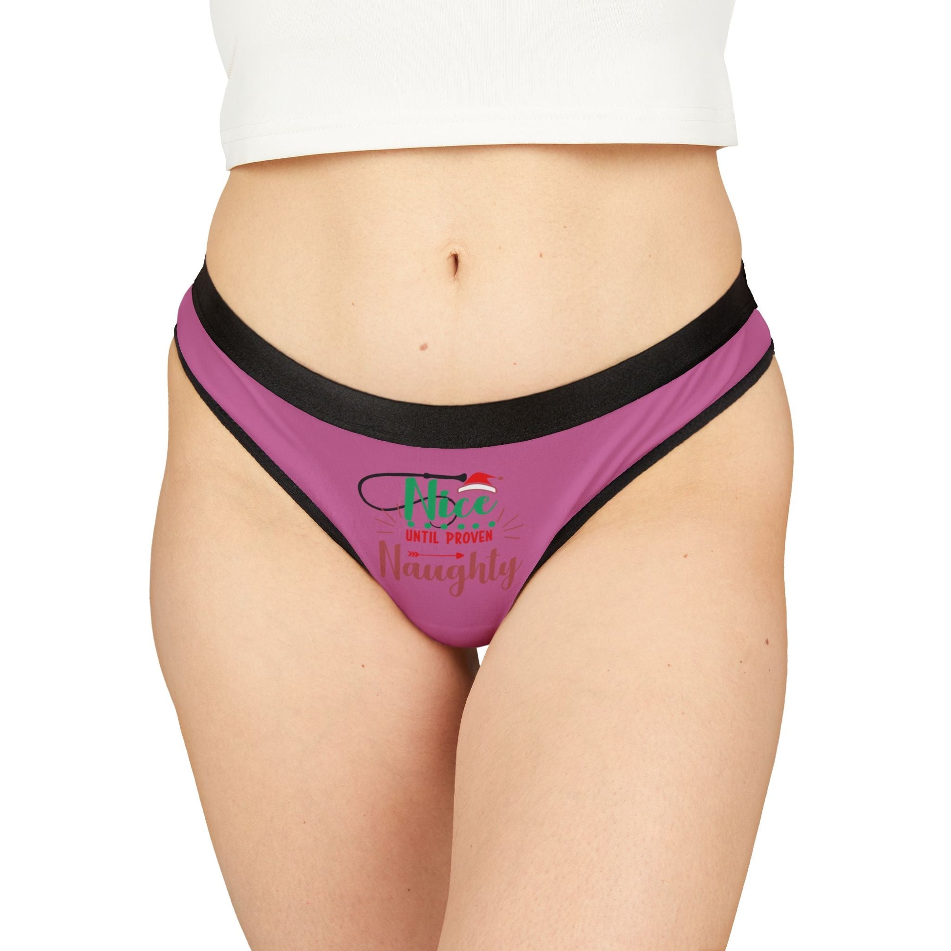 Naughty Until Proven Women's Thongs - Holiday Lingerie - Ormond Beach Boutique