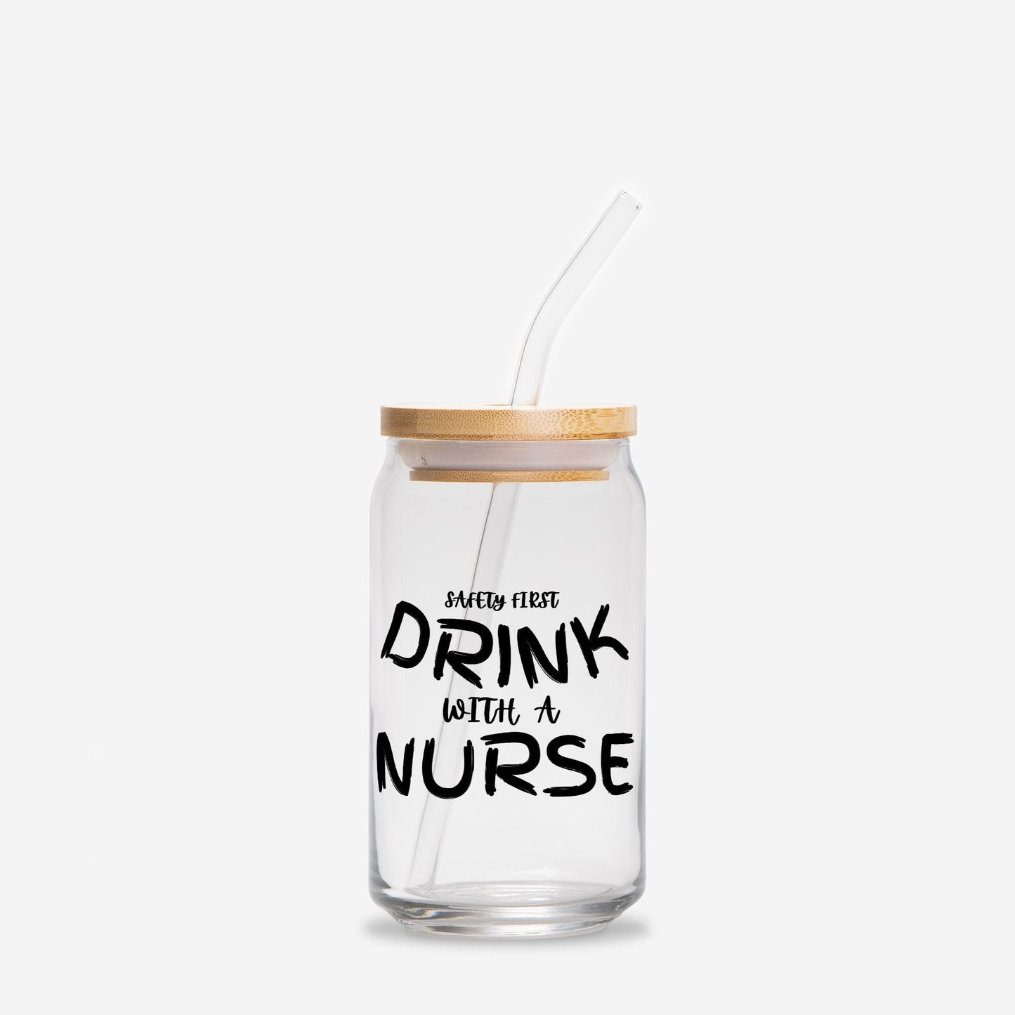 Nurses Glass Can 16oz - Ormond Beach Boutique