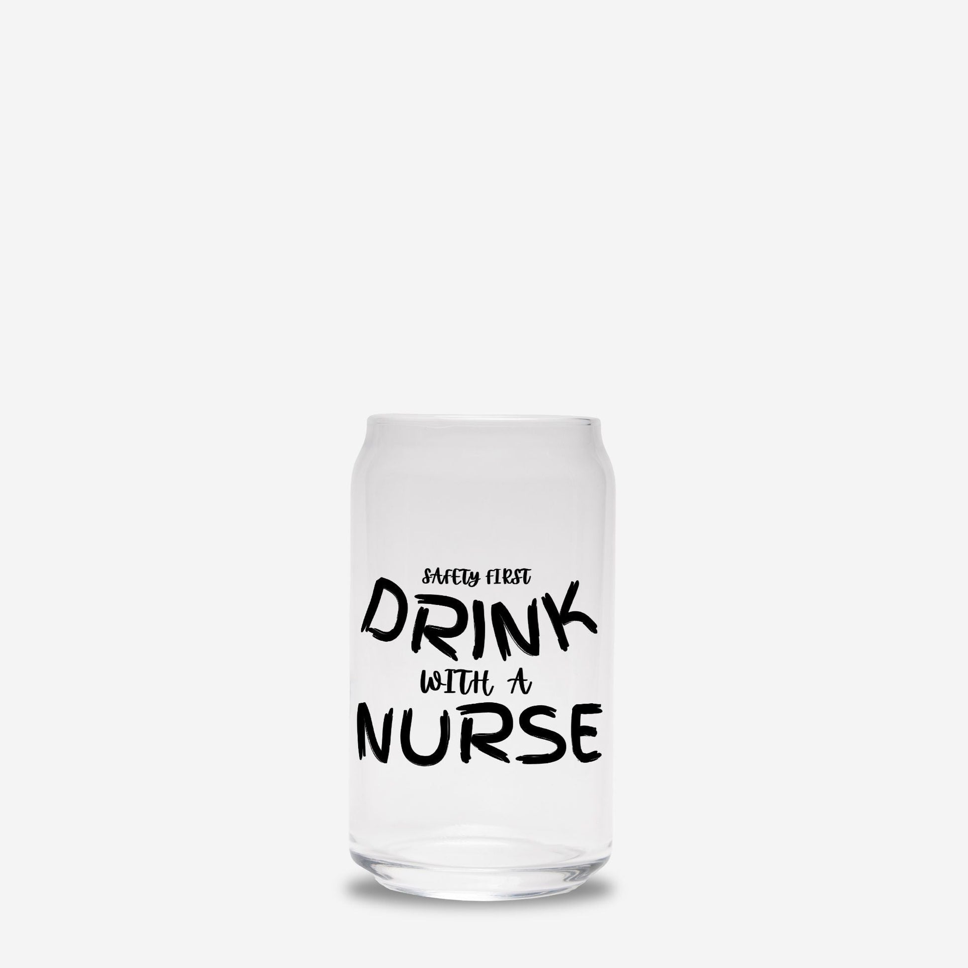 Nurses Glass Can 16oz - Ormond Beach Boutique